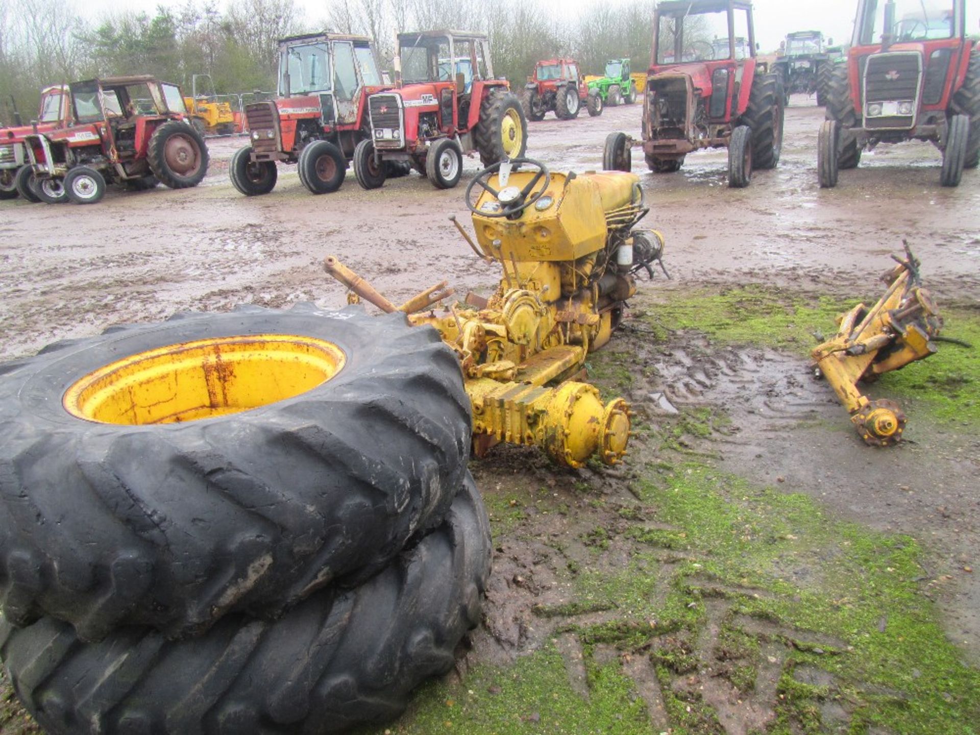 Massey Ferguson Skid Unit c/w 4 Bolt Pump, Wheels Ser No 166146B910F23374 - Image 3 of 3