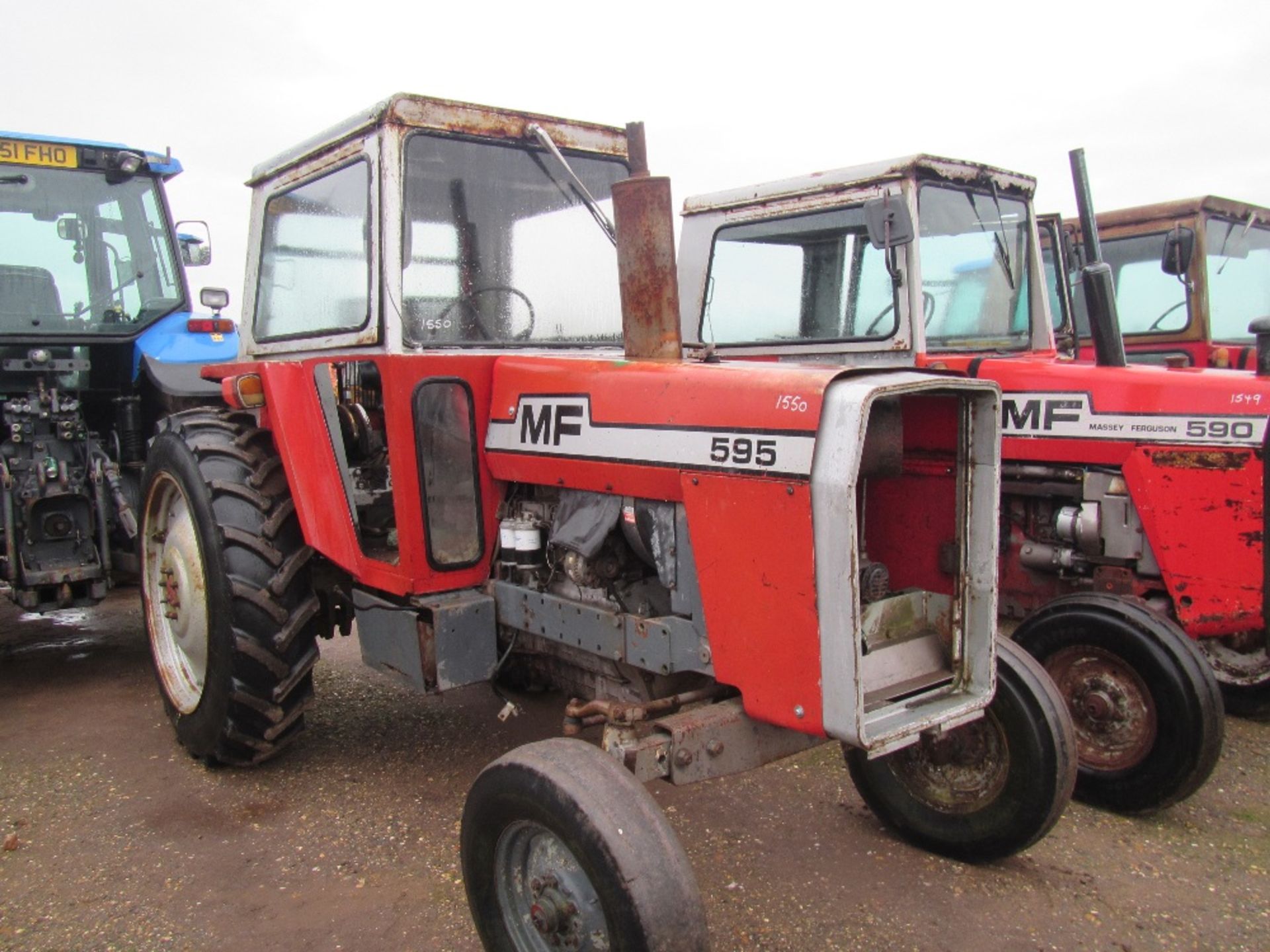 Massey Ferguson 595 Tractor. Reg Docs available. Ser. No. E260079 - Image 2 of 5