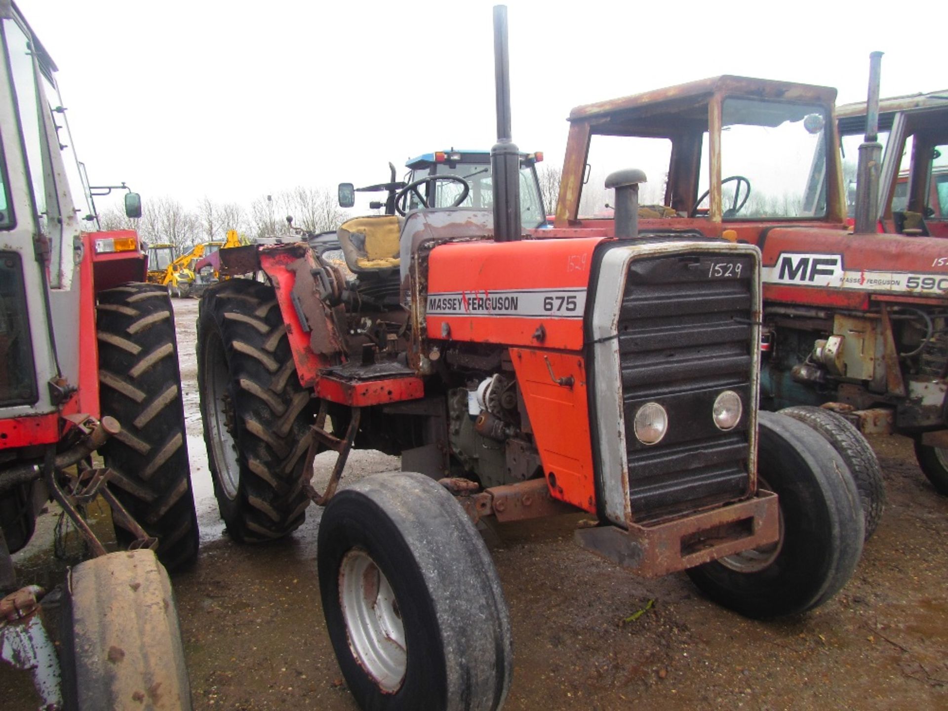 Massey Ferguson 675 2wd Tractor Ser No 720157 - Image 3 of 6