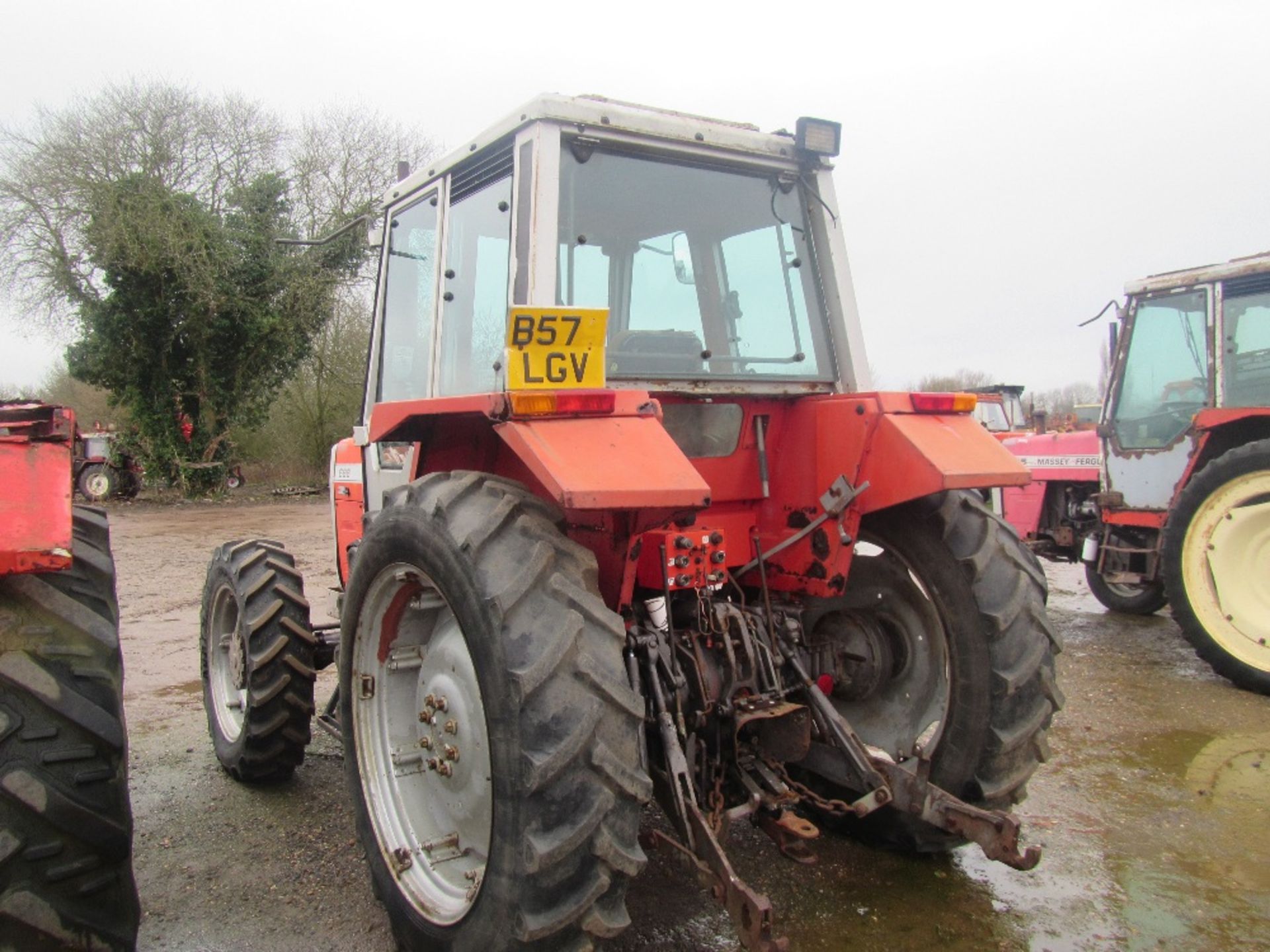 Massey Ferguson 698 4wd Tractor. Reg. No. B579 LGV. Ser. No. T151003 - Image 6 of 7