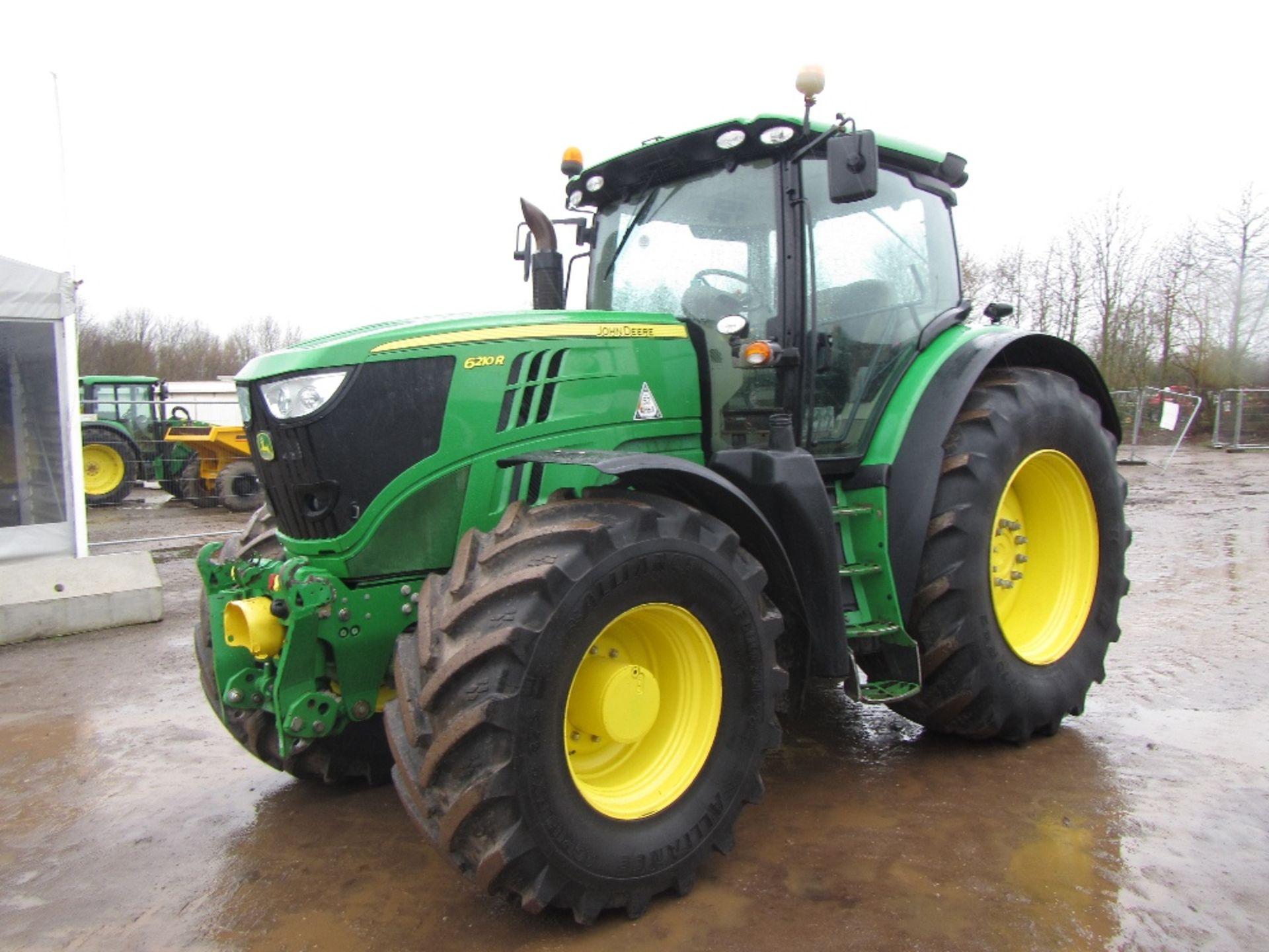 2013 John Deere 6210R 4wd Tractor c/w 50kph, Auto Power Command Arm, Front Linkage & PTO, Air