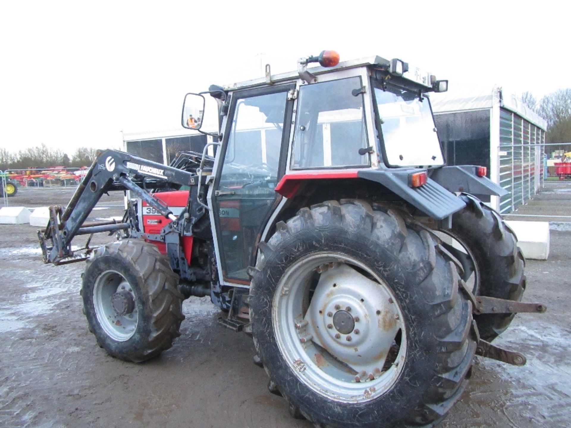 Massey Ferguson 390T 4wd Tractor c/w 12-12 Shuttle, Loader Reg. No. 96 MD 4151 - Bild 6 aus 11