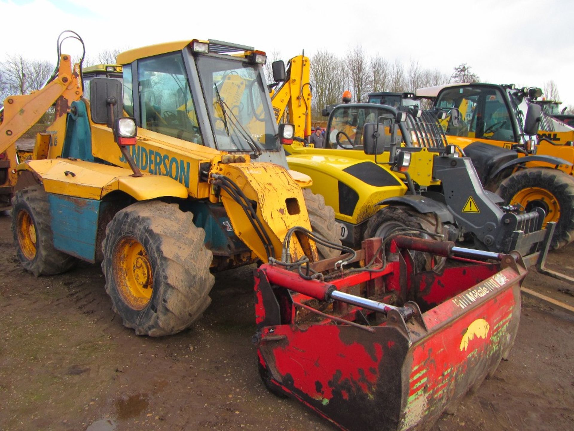 Sanderson TL6 Telehandler c/w 4 Wheel Steer, Pick Up Hitch Reg. No. R933 BOA Ser. No. WHE0120 - Bild 2 aus 9