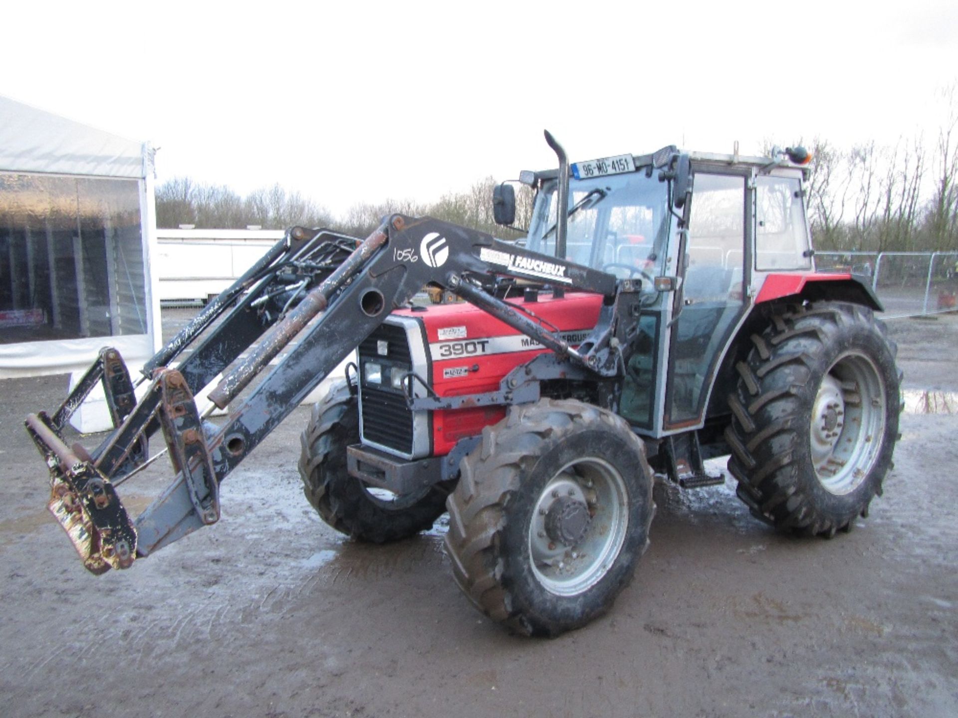 Massey Ferguson 390T 4wd Tractor c/w 12-12 Shuttle, Loader Reg. No. 96 MD 4151