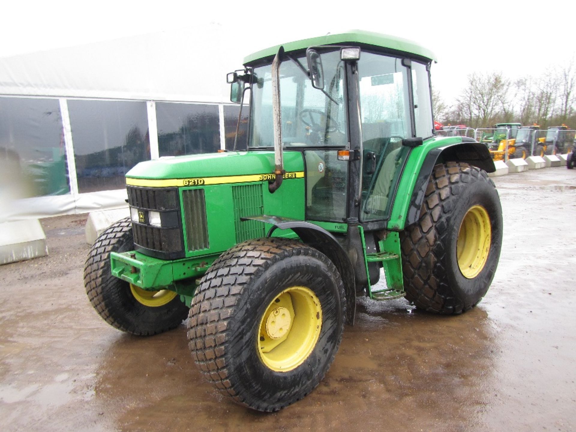 2003 John Deere 6210 4wd Tractor c/w Power Quad, Grass Tyres