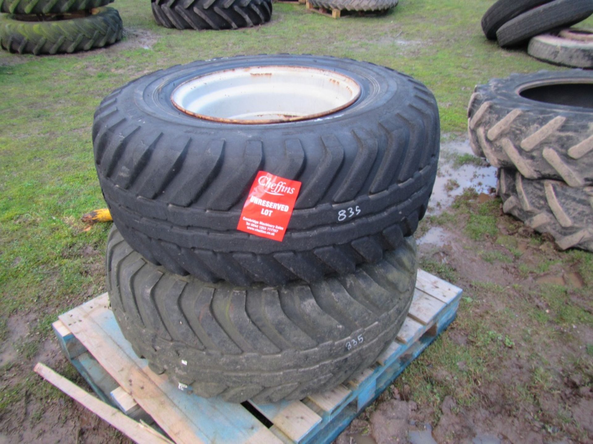16.0/70x20 Trailer Wheels. UNRESERVED LOT