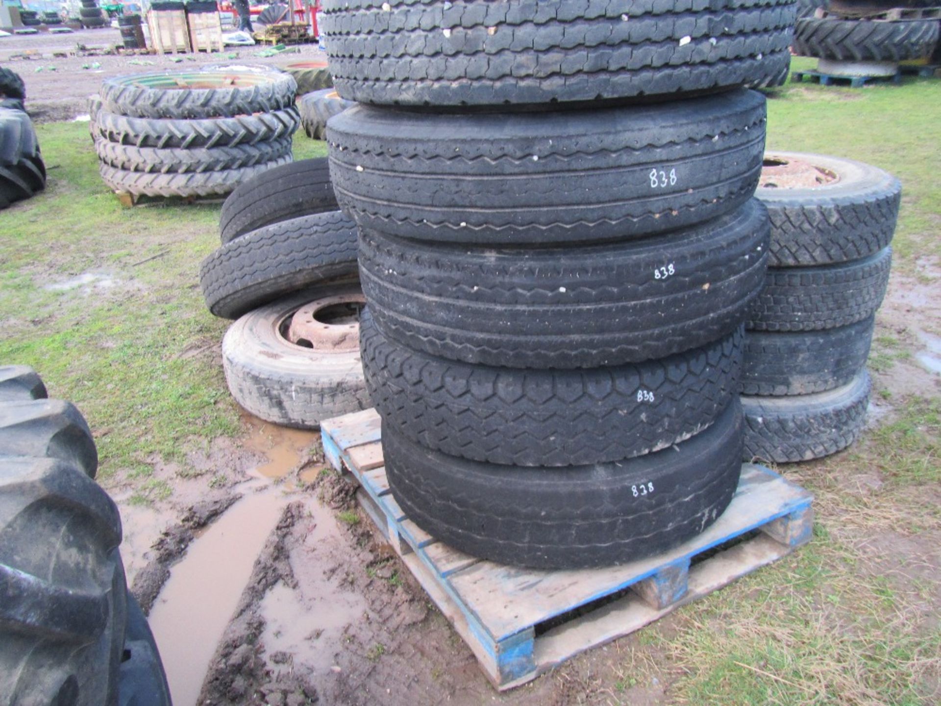 Qty of Lorry Trailer Wheels