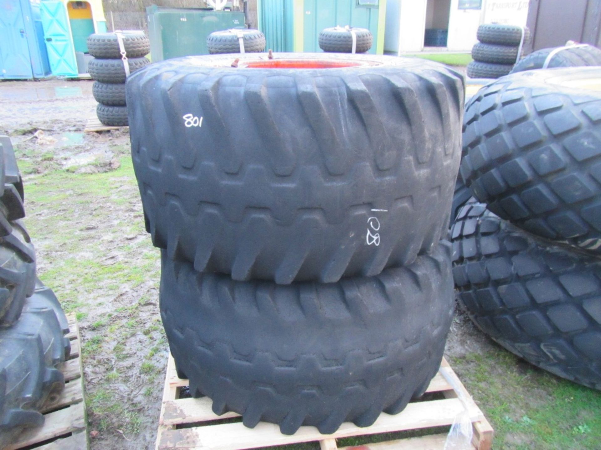 Pair Flotation 48/25/20 ex JD Front Changeable Centres
