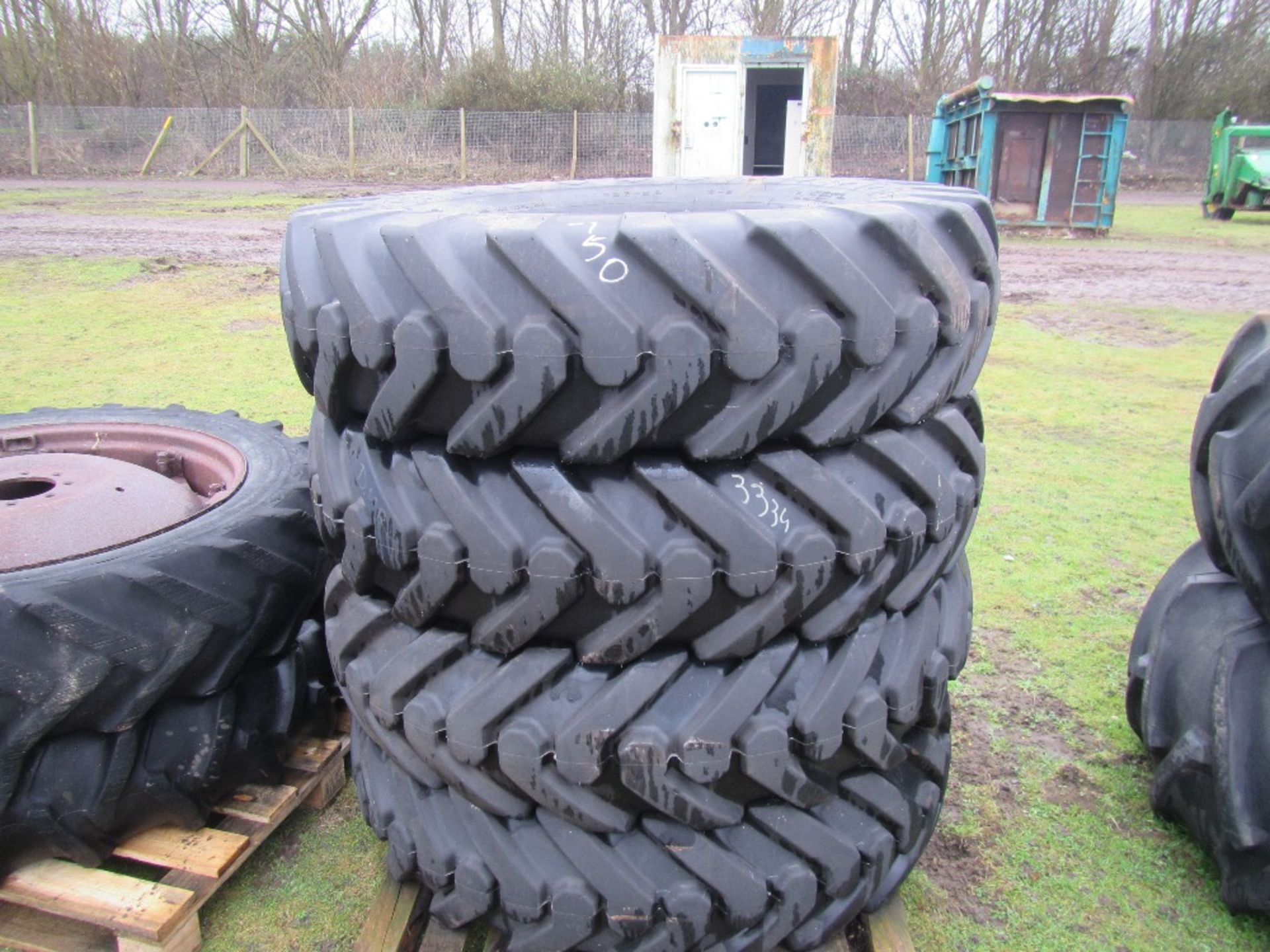 4no. Goodyear 14.00-24 16 Ply Tyres