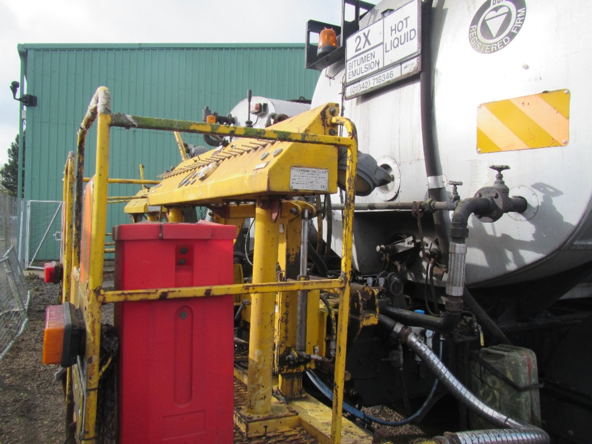 1993 Seddon Atkinson 8x4 Tar Sprayer 18600L Bitumen Tank, Phoenix Variable Width Spray Bar Lorry - Image 6 of 8