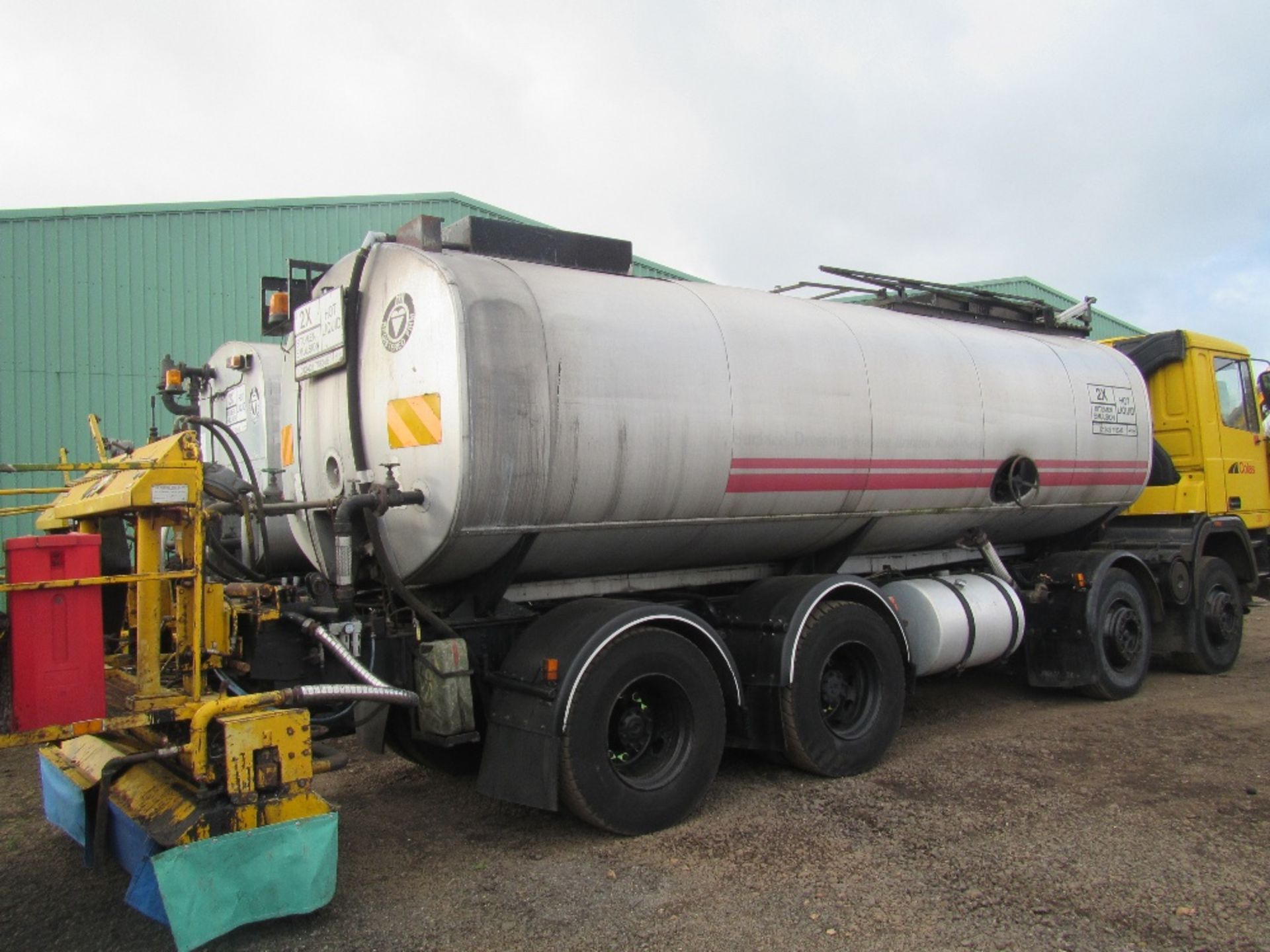 1993 Seddon Atkinson 8x4 Tar Sprayer 18600L Bitumen Tank, Phoenix Variable Width Spray Bar Lorry - Image 5 of 8