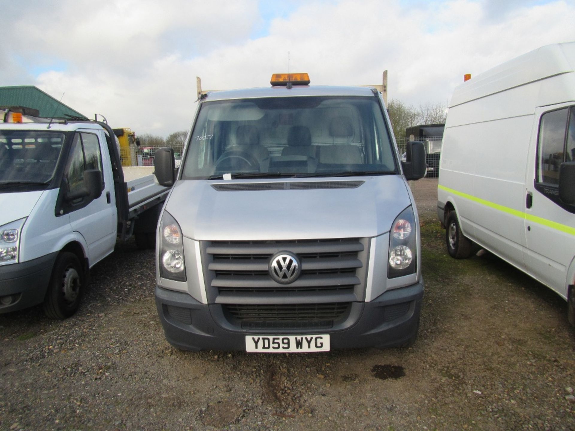 Volkswagon Crafter 109 LWB 2.5 Litre 14ft Dropside Van c/w Tow Bar, Full Service History. Reg Docs - Image 2 of 6