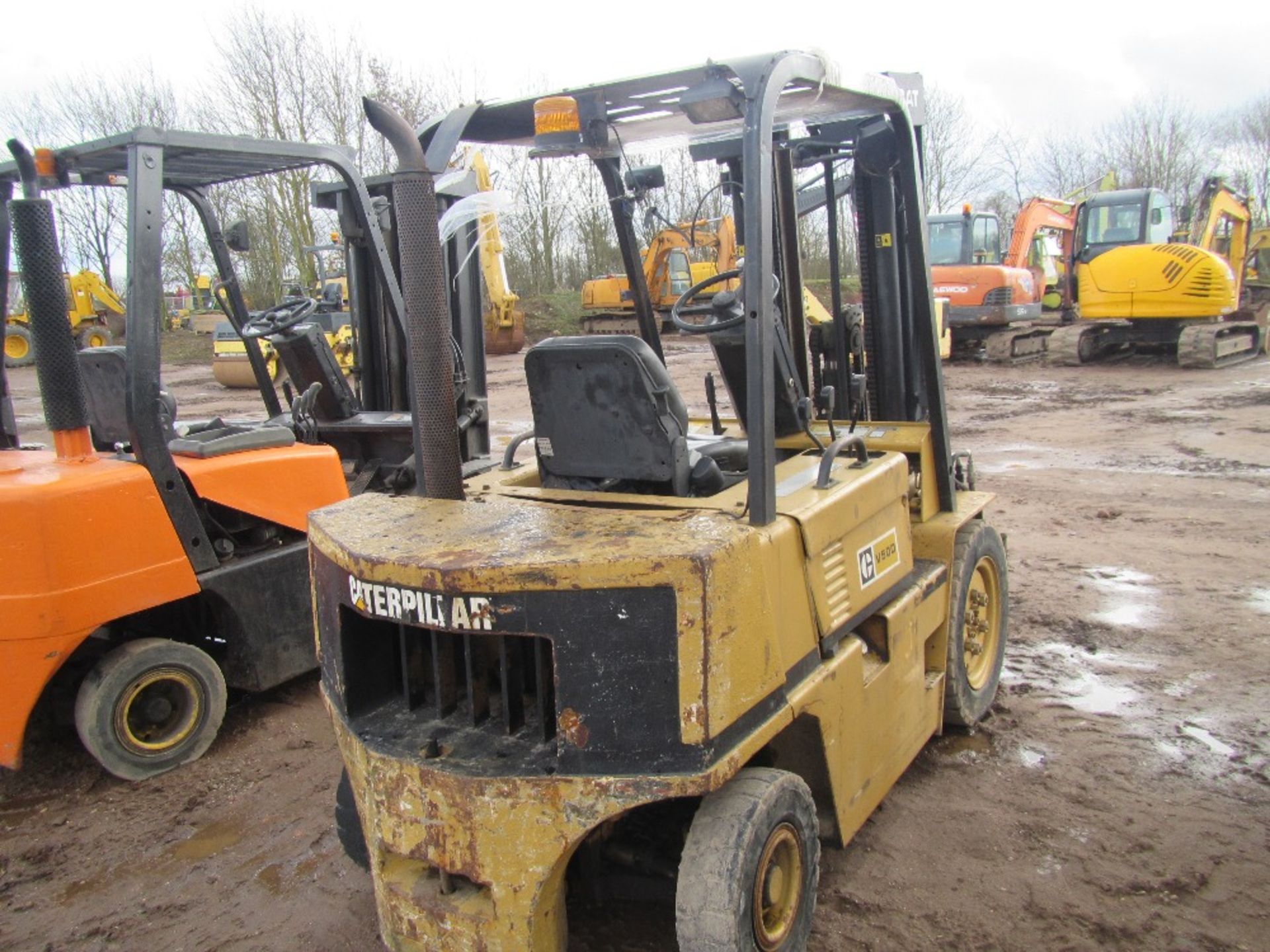 Cat V50D Diesel Forklift 5000lbs 4700mm Triplex - Image 3 of 6