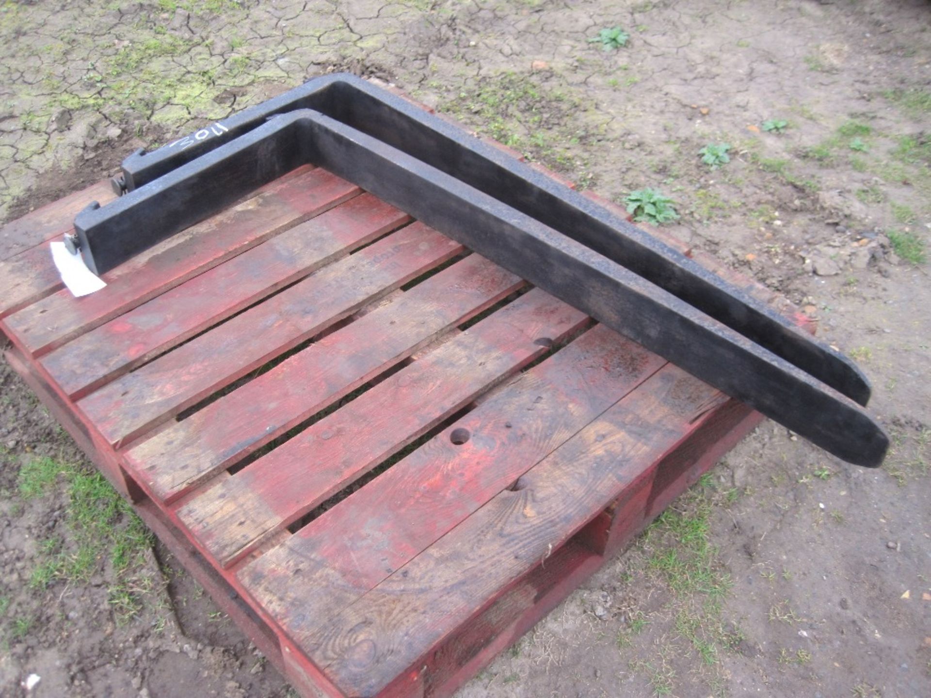 Forklift Tines 1.2m Long, 41cm back Plate