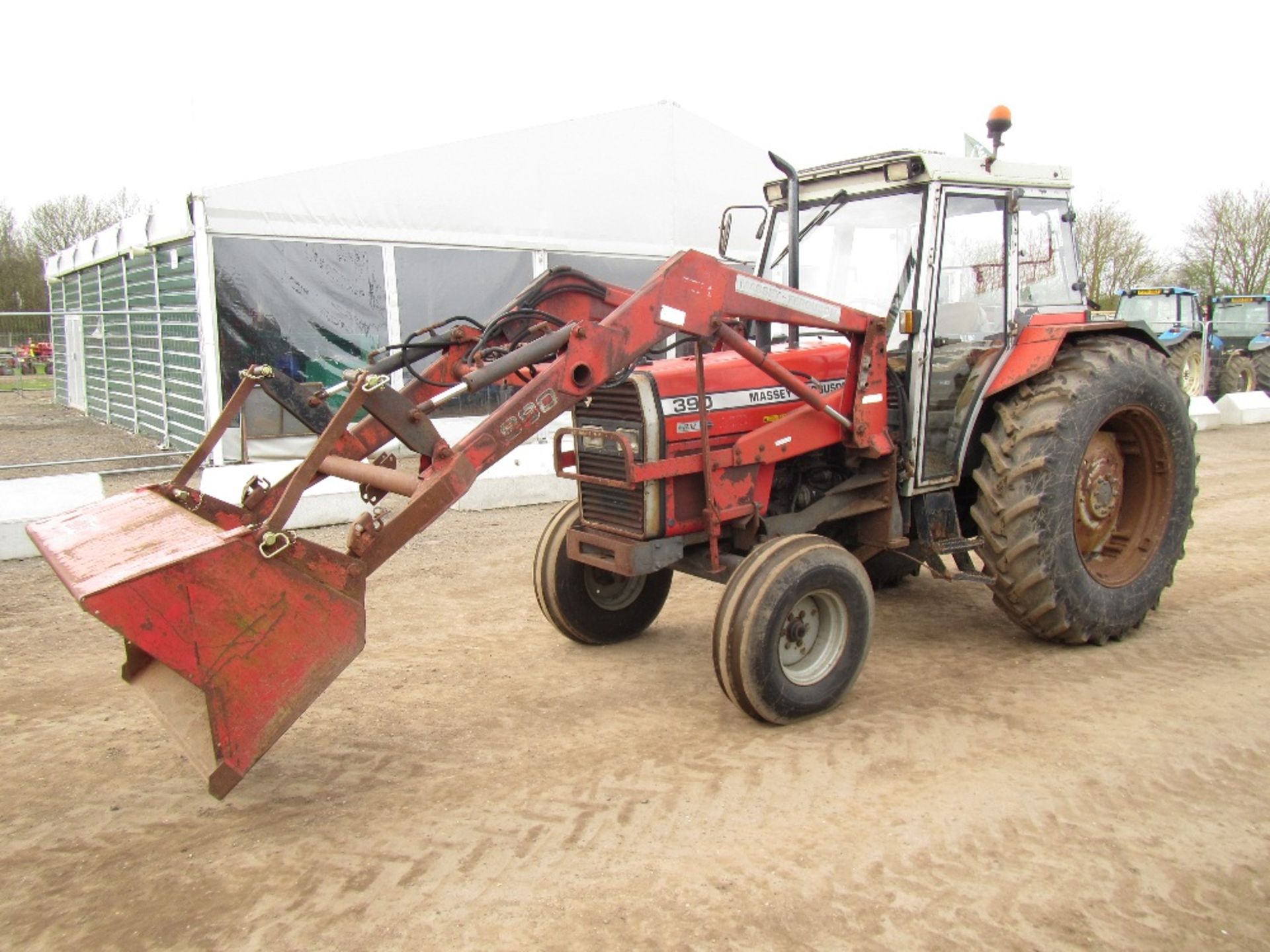 Massey Ferguson 390 2wd Tractor c/w MF Front Loader Ser. No. S26197