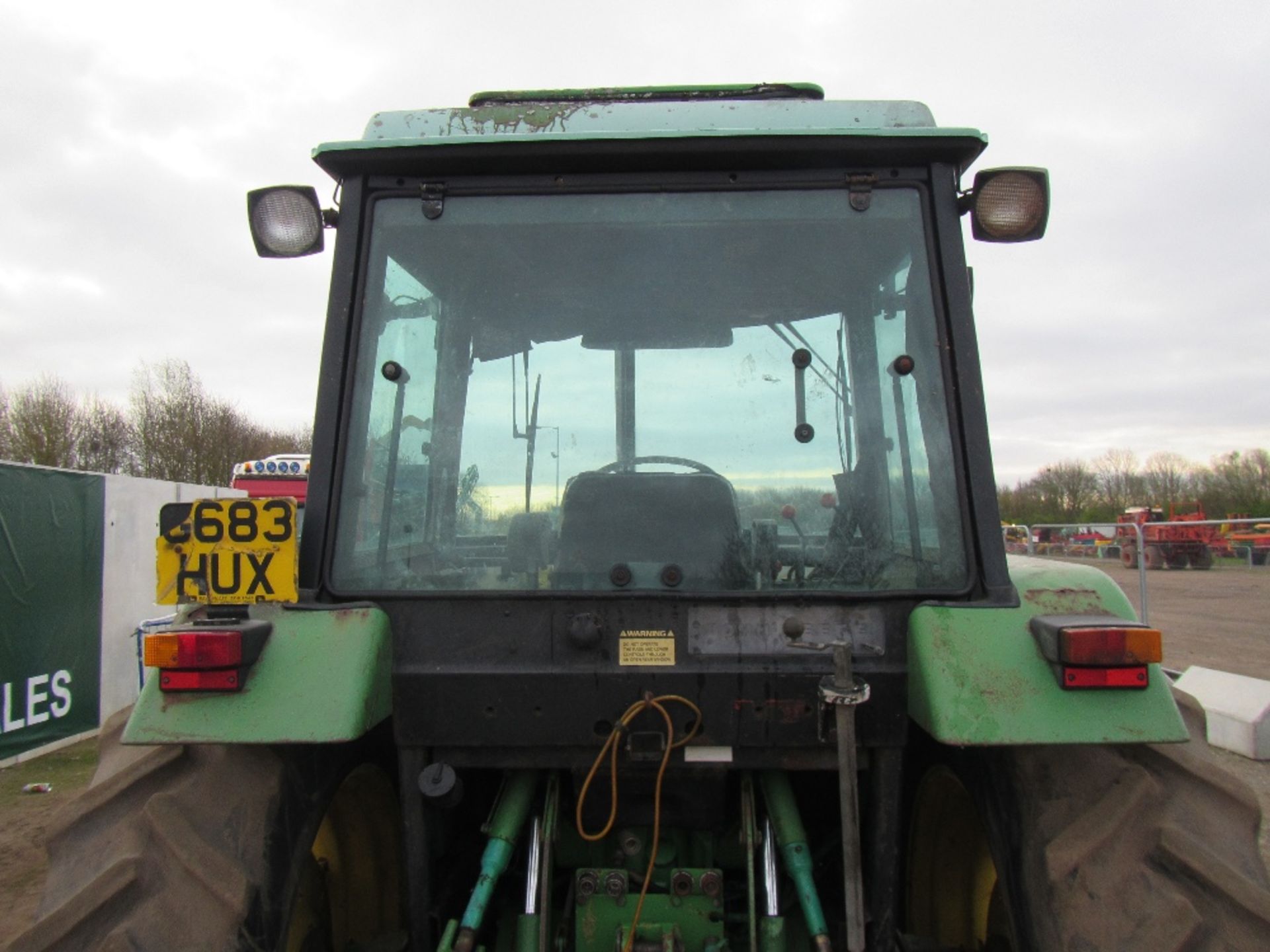 John Deere 3050 4wd Tractor c/w Hi Lift Reg. No. G683 HUX Ser. No. 682146 - Image 8 of 16