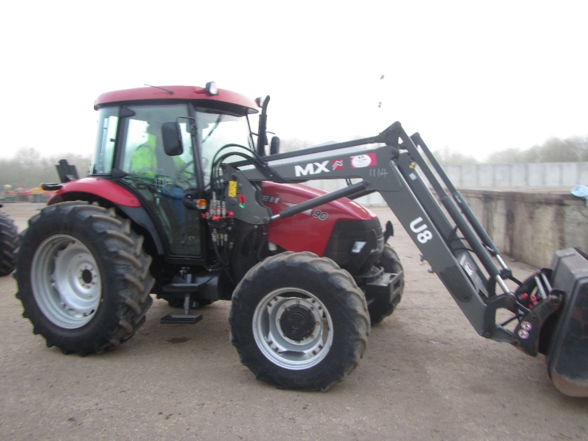 Case JX90 4wd Tractor c/w MXU8 Power Loader Reg. No. AY12 BDZ - Image 3 of 4