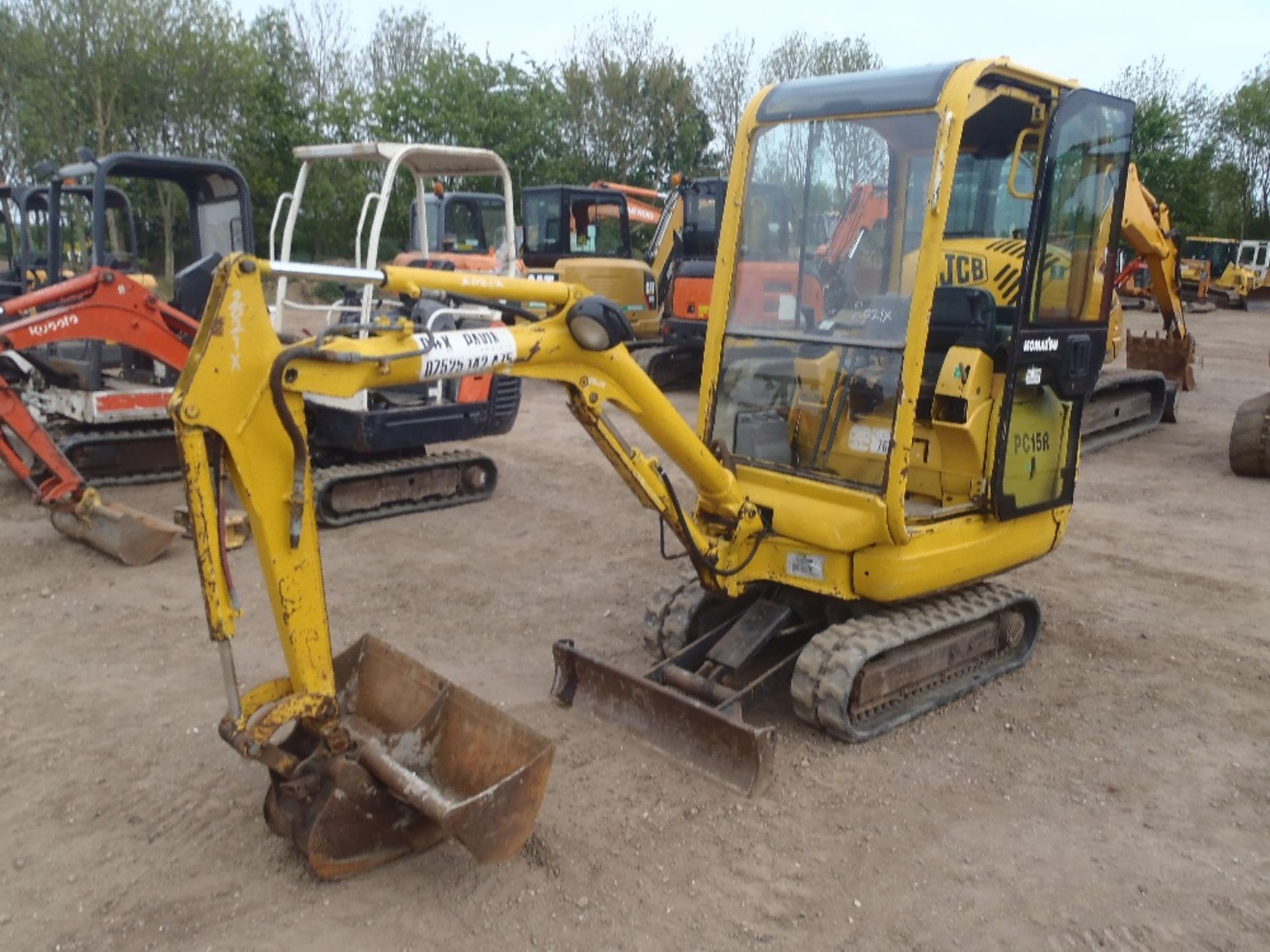 Komatsu PC15R Mini Digger