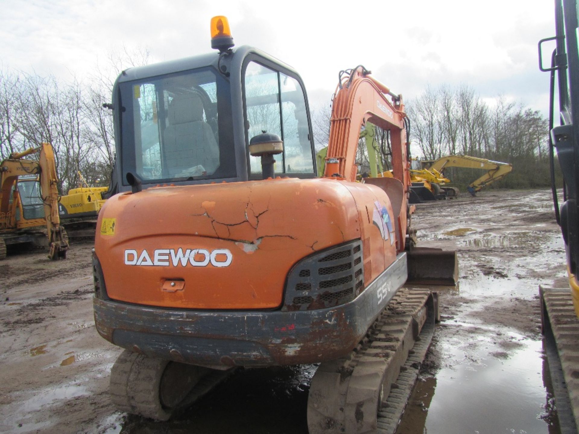 2005 Daewoo Solar 55v Plus Excavator Ser. No. 33814 Hours: 2641 - Image 4 of 10