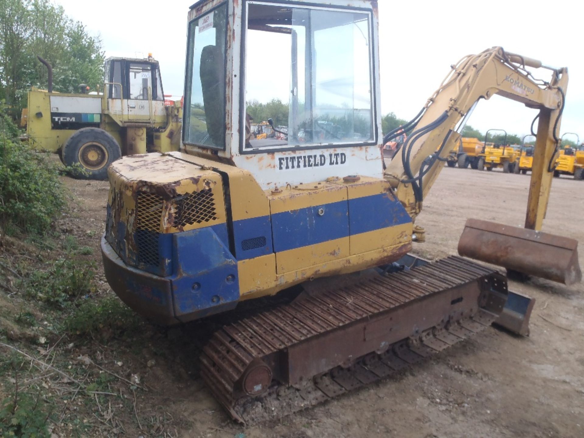 Komastu PC40 4t Digger Incomplete, no engine Ser. No. 11085 - Image 3 of 6