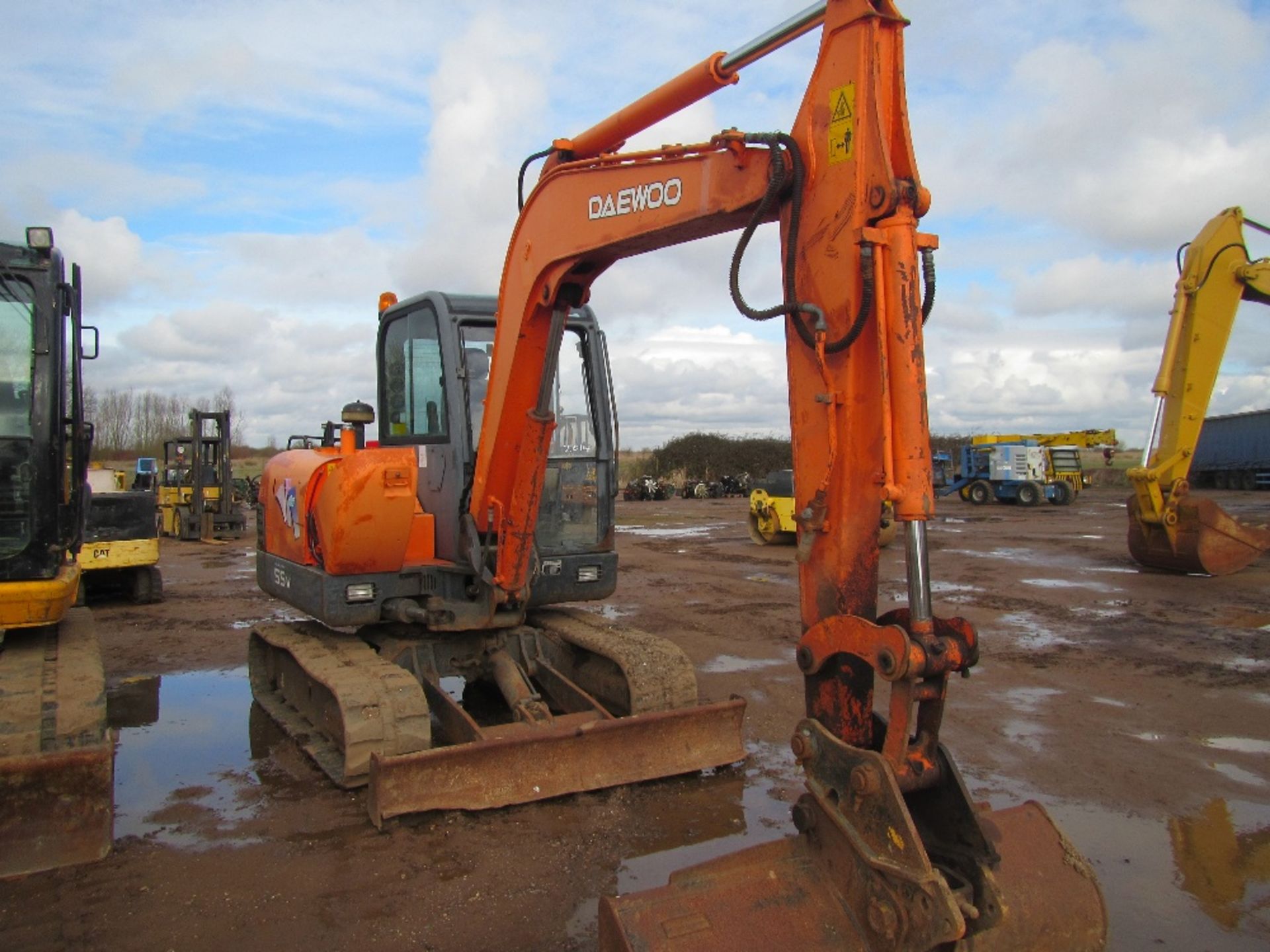 2005 Daewoo Solar 55v Plus Excavator Ser. No. 33814 Hours: 2641 - Image 2 of 10