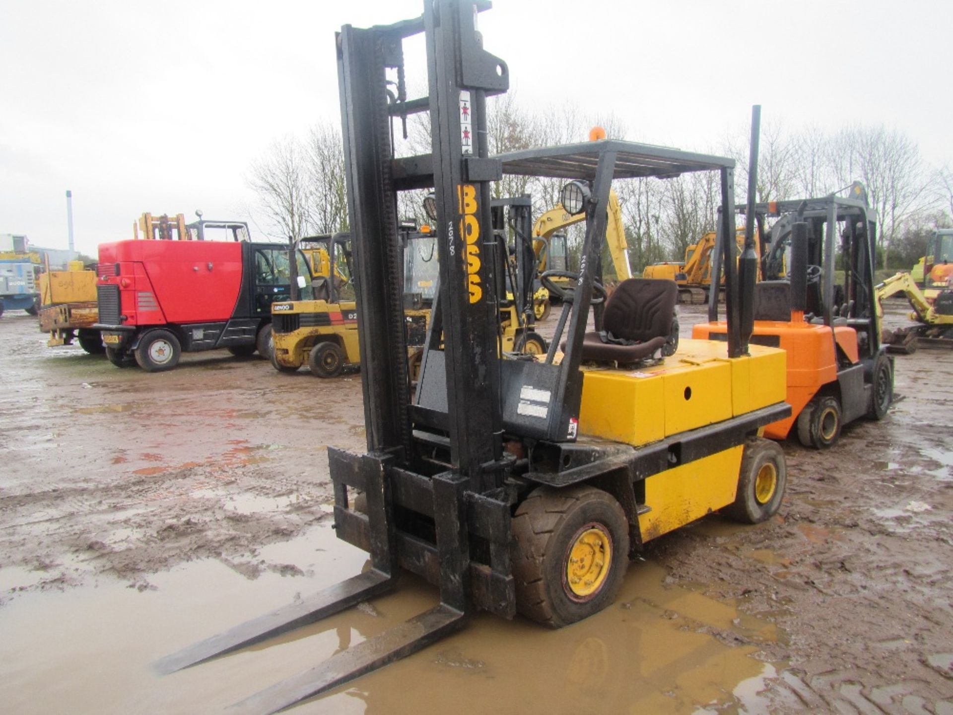 Boss Diesel 4 Ton Forklift c/w Duplex Mast Ser. No. 013347