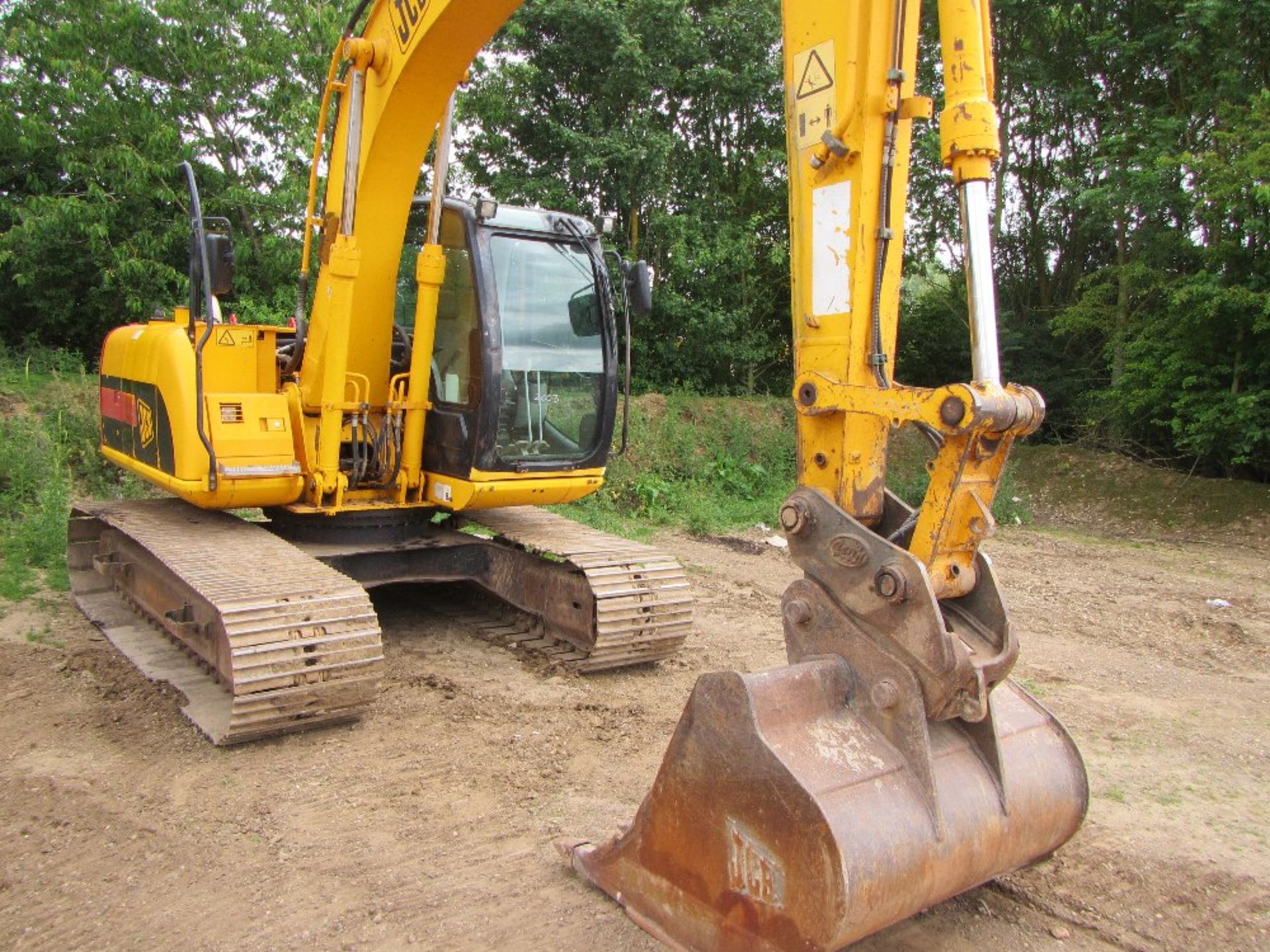 2008 JCB JS130 Excavator c/w hammer circuit & double locking, hydraulic quick hitch Hours: 9300 - Image 2 of 10