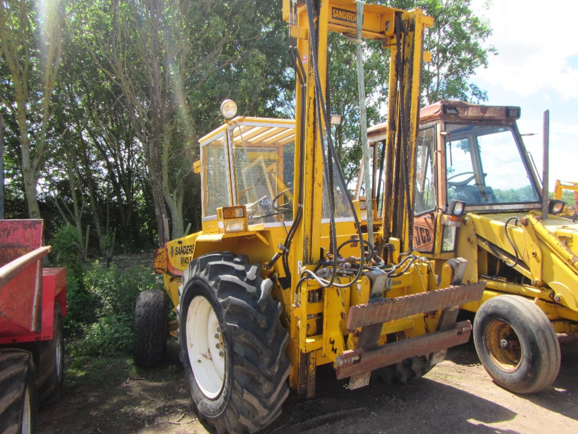 1984 Sanderson SB50 2wd Masted Forklift engine incomplete Reg. No. B943 AVL - Image 3 of 6