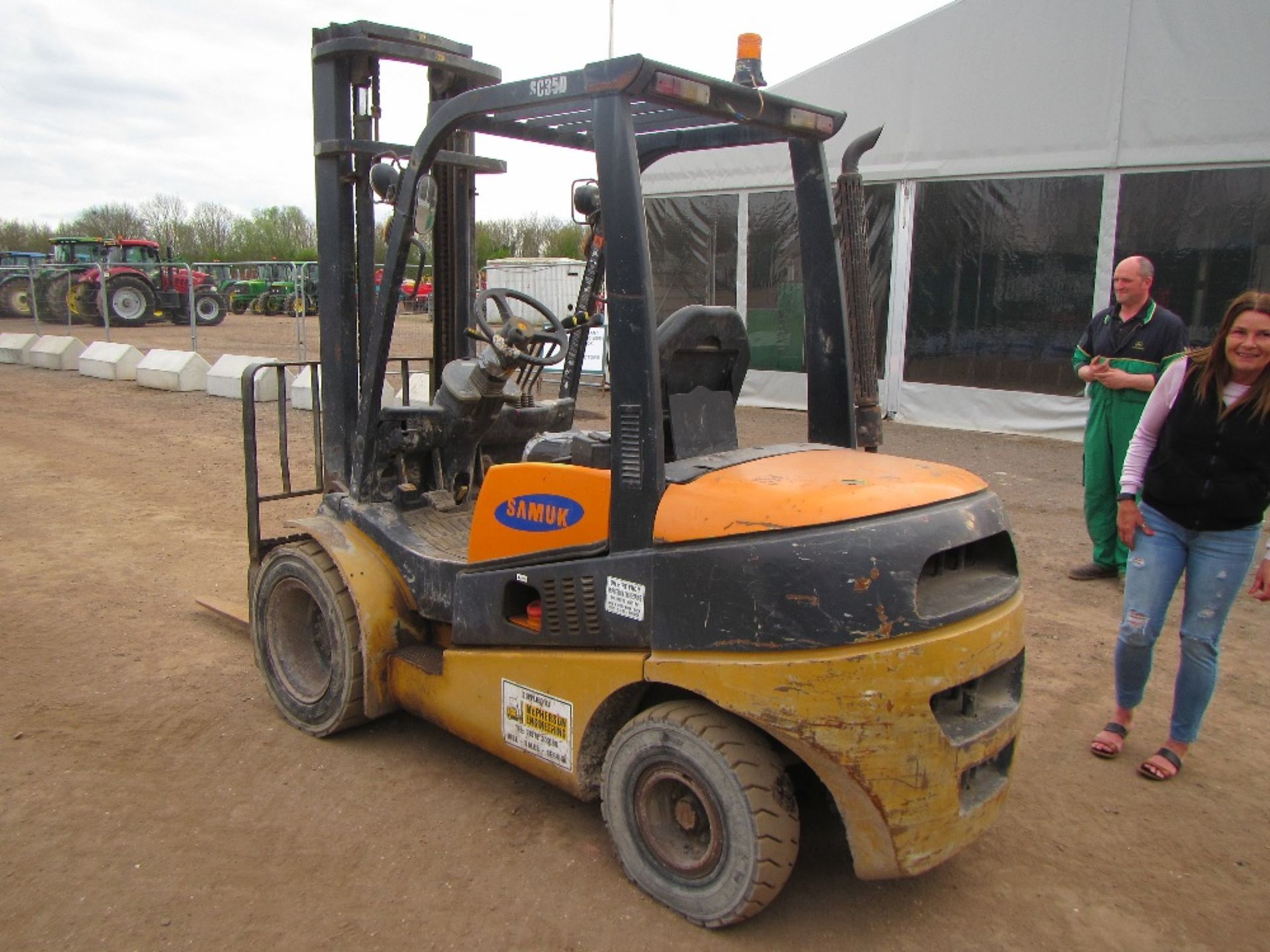 Clarke/Samsung Forklift - Image 3 of 4