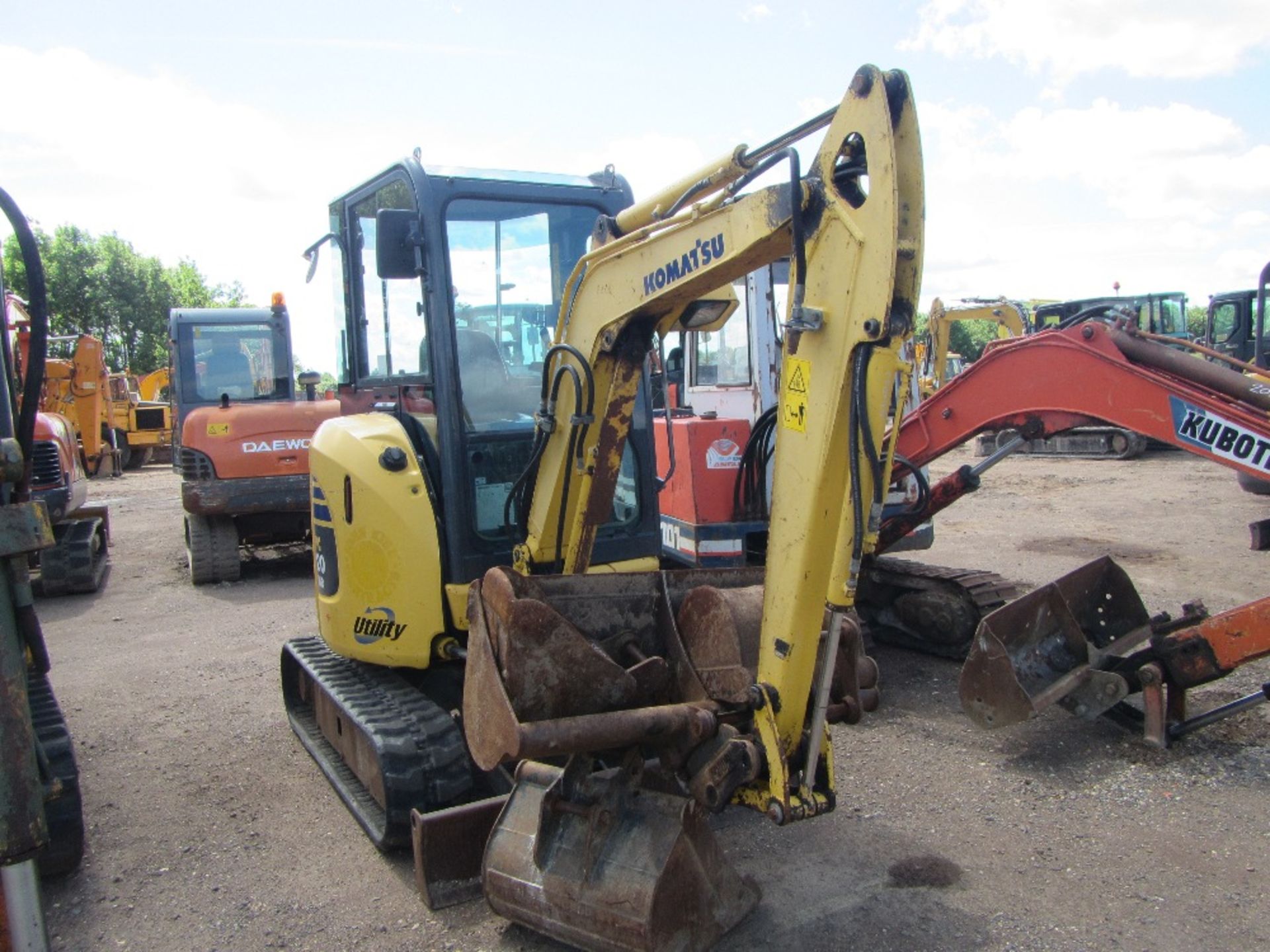 2008 Komatsu PC20 Mini Excavator Ser No KMTPC132L05018113 - Image 2 of 8