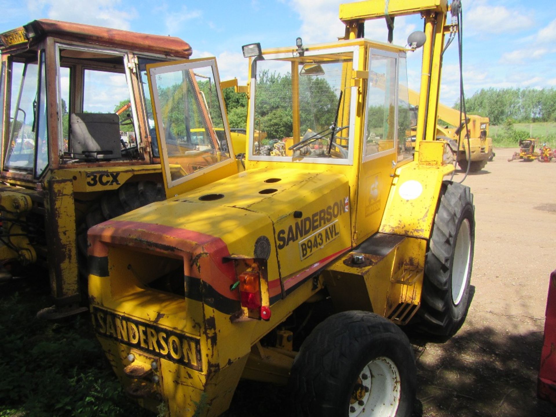 1984 Sanderson SB50 2wd Masted Forklift engine incomplete Reg. No. B943 AVL - Image 4 of 6