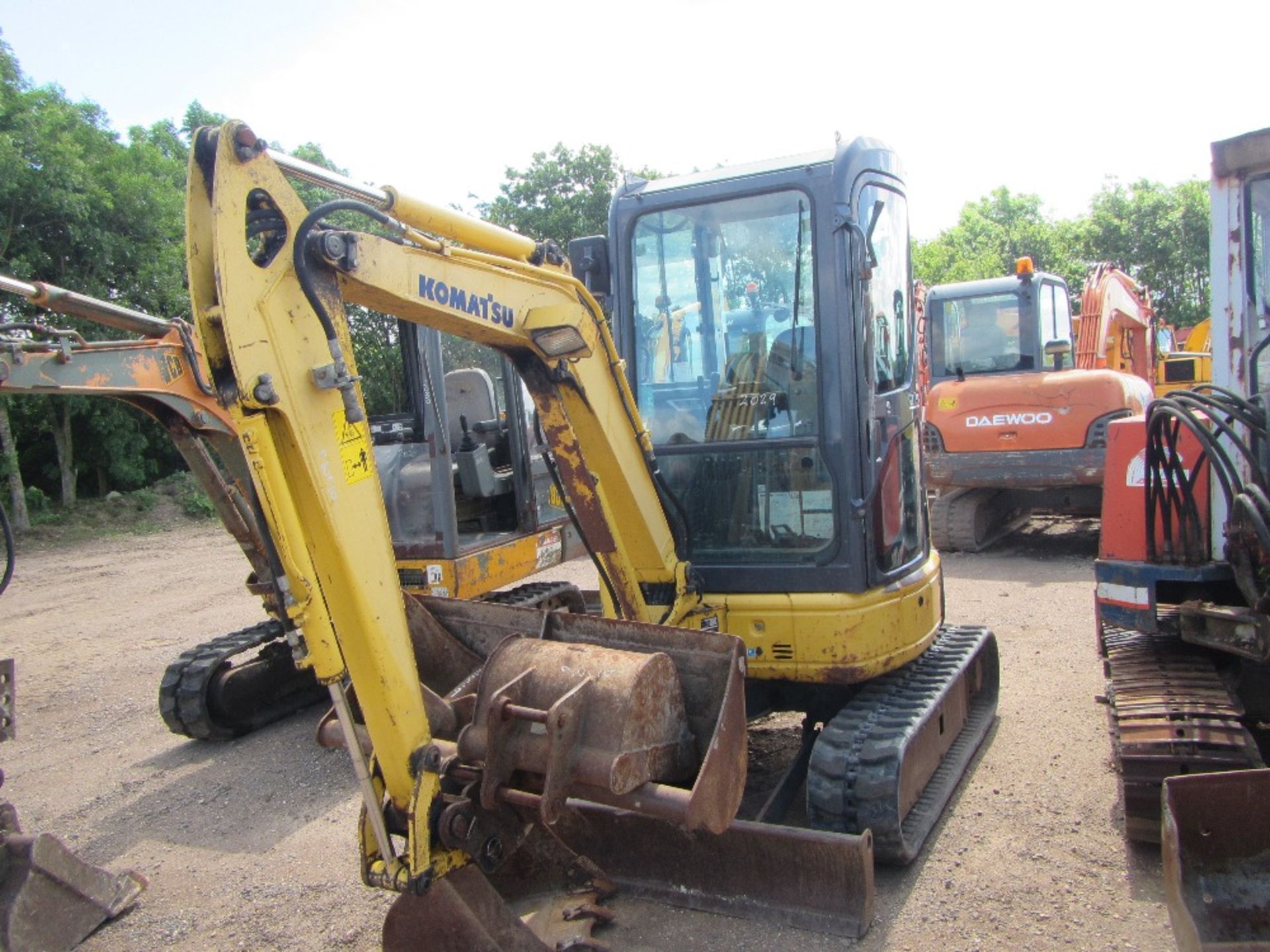 2008 Komatsu PC20 Mini Excavator Ser No KMTPC132L05018113