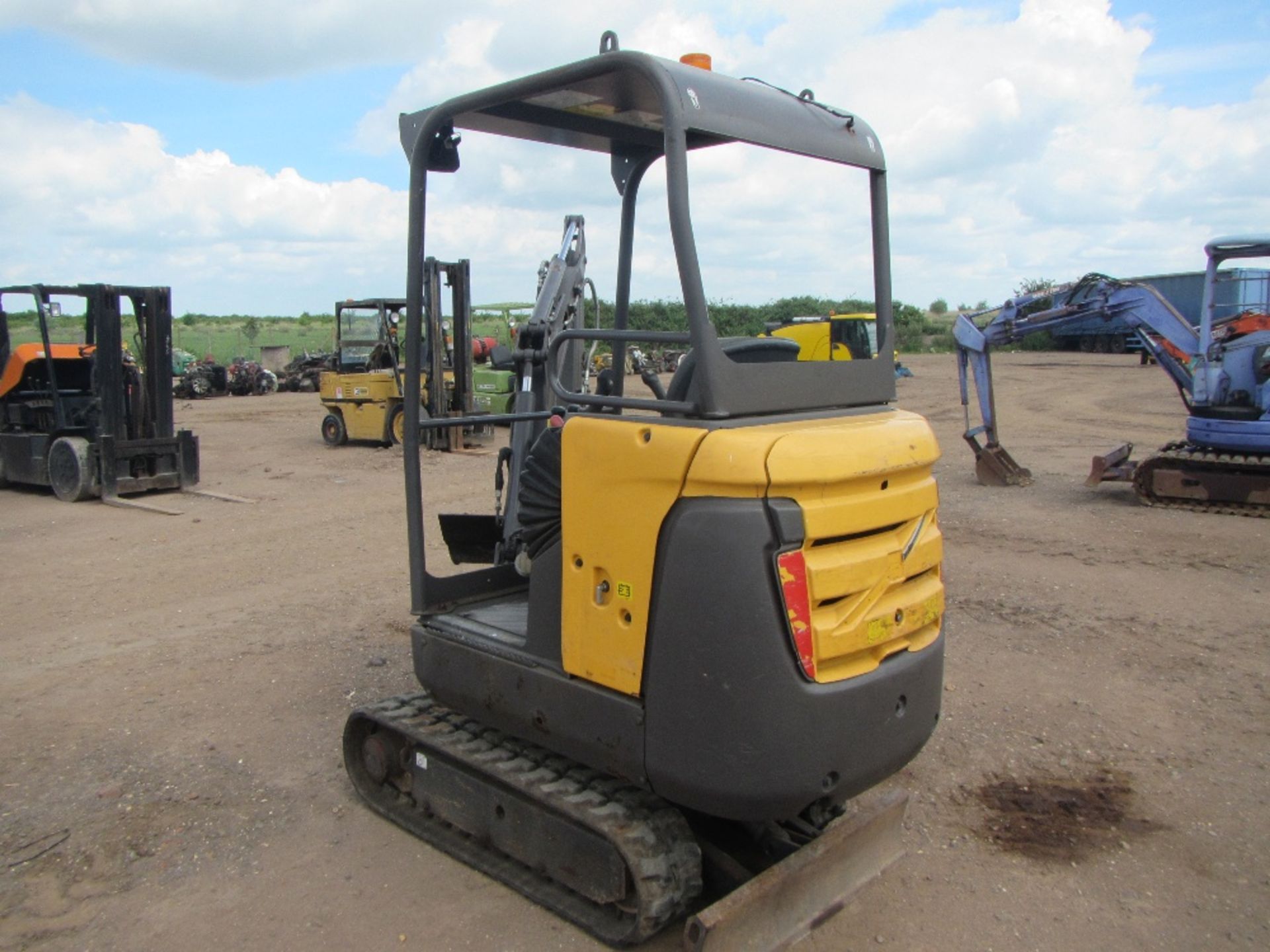 2012 Volvo EC15 Mini Digger Excavator Ser No 0001865 - Image 6 of 6