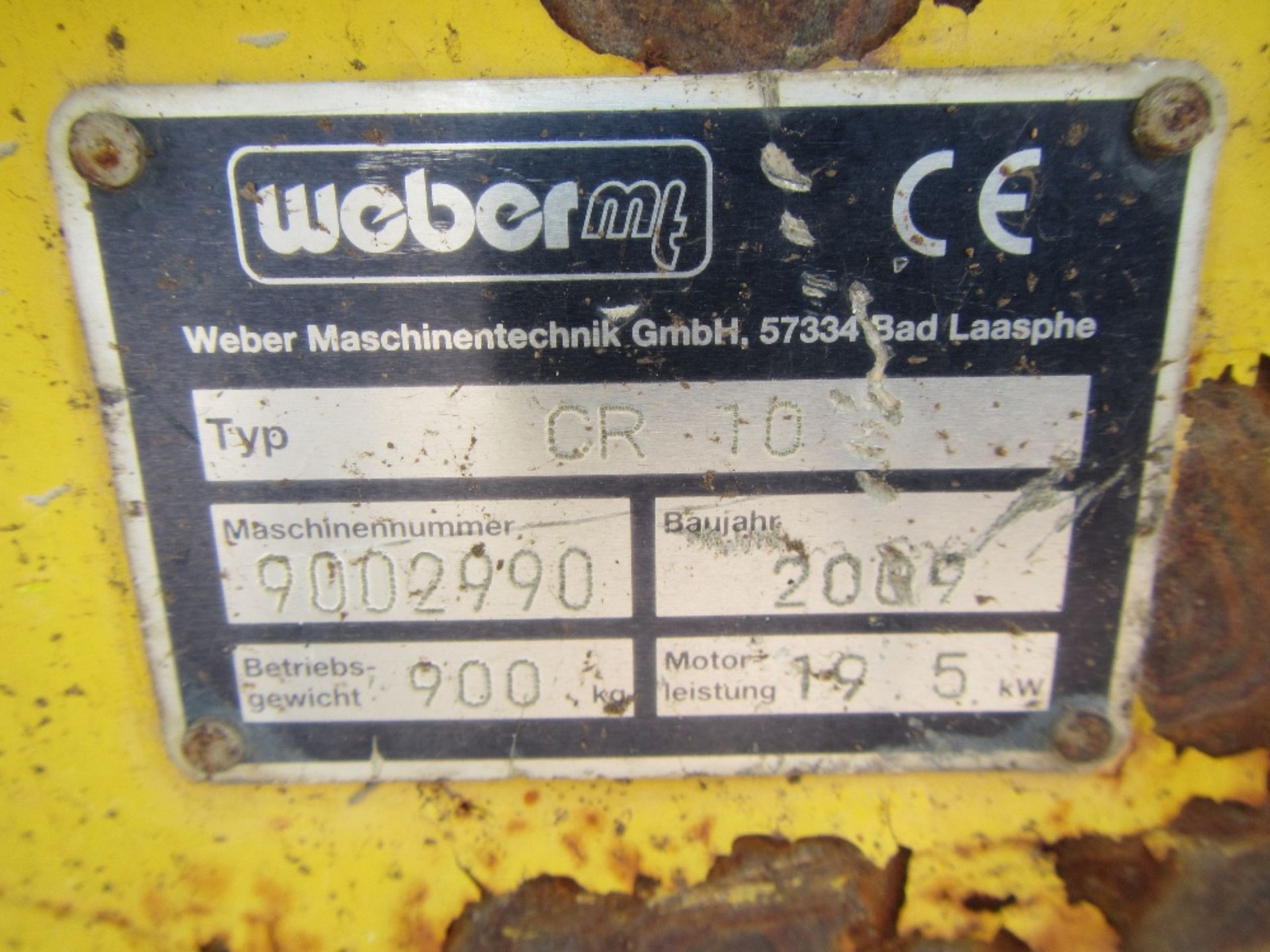 Weber CR10 Plate Compactors - Image 3 of 3