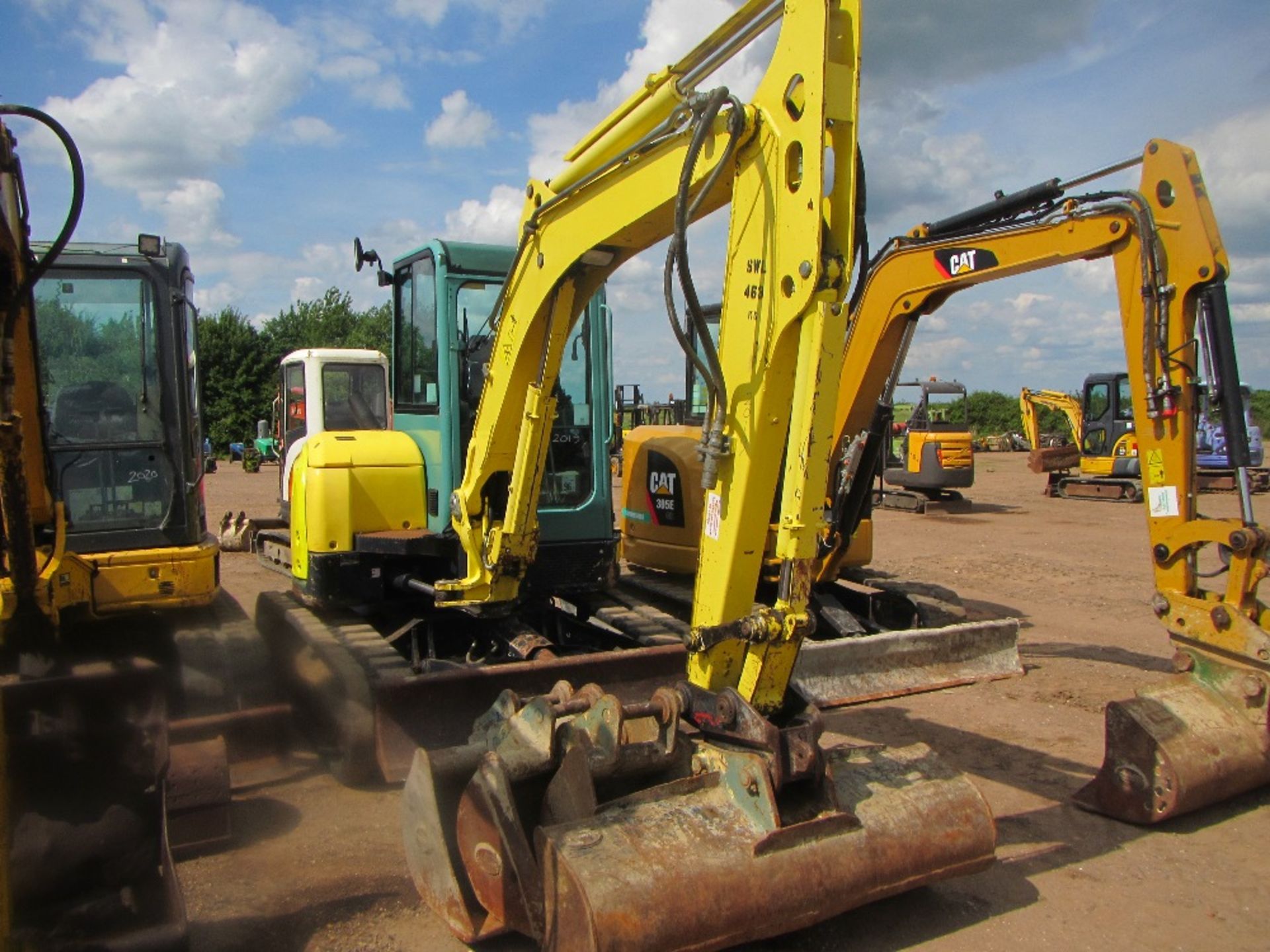 2012 Yanmar Vi050 5 Ton Excavator Ser No YCE1050KCB100347 - Image 3 of 9