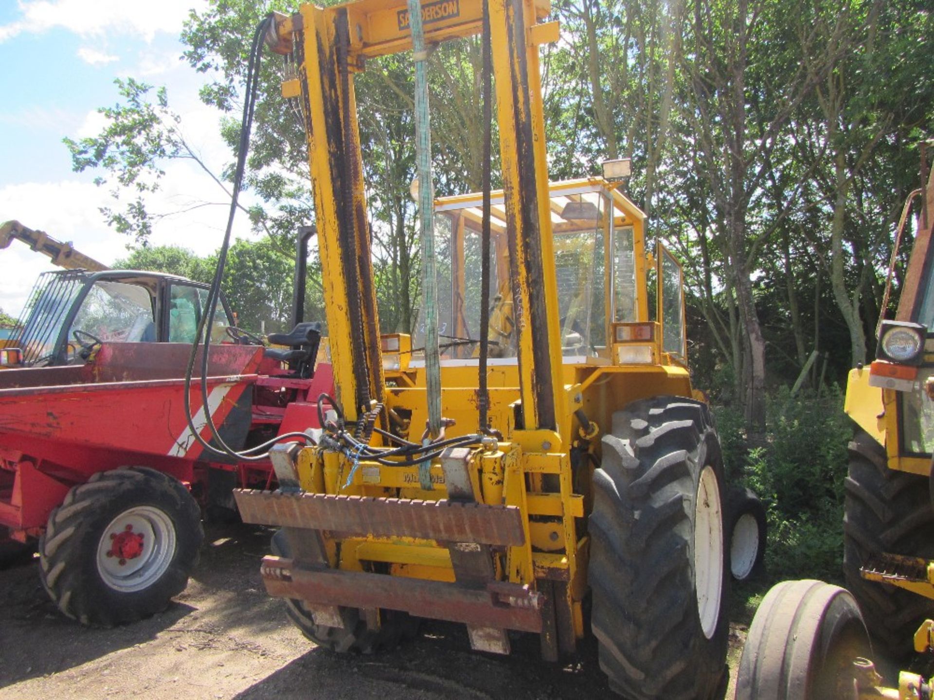 1984 Sanderson SB50 2wd Masted Forklift engine incomplete Reg. No. B943 AVL