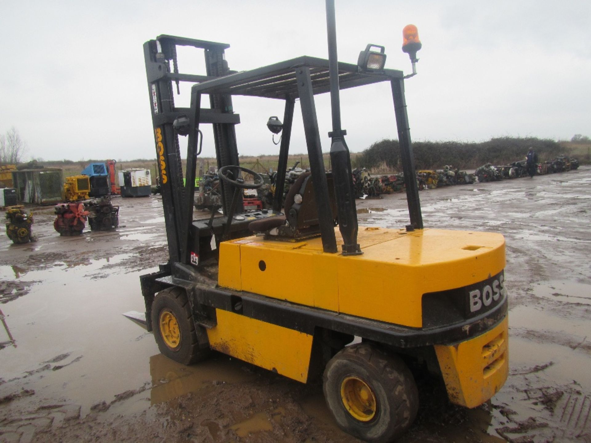 Boss Diesel 4 Ton Forklift c/w Duplex Mast Ser. No. 013347 - Image 4 of 5