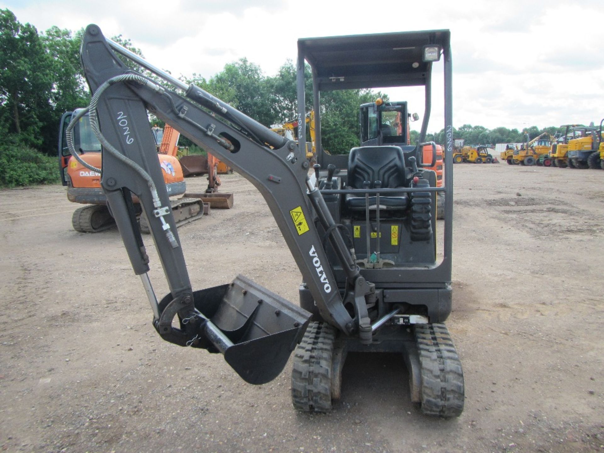 2012 Volvo EC15 Mini Digger Excavator Ser No 0001865 - Image 2 of 6