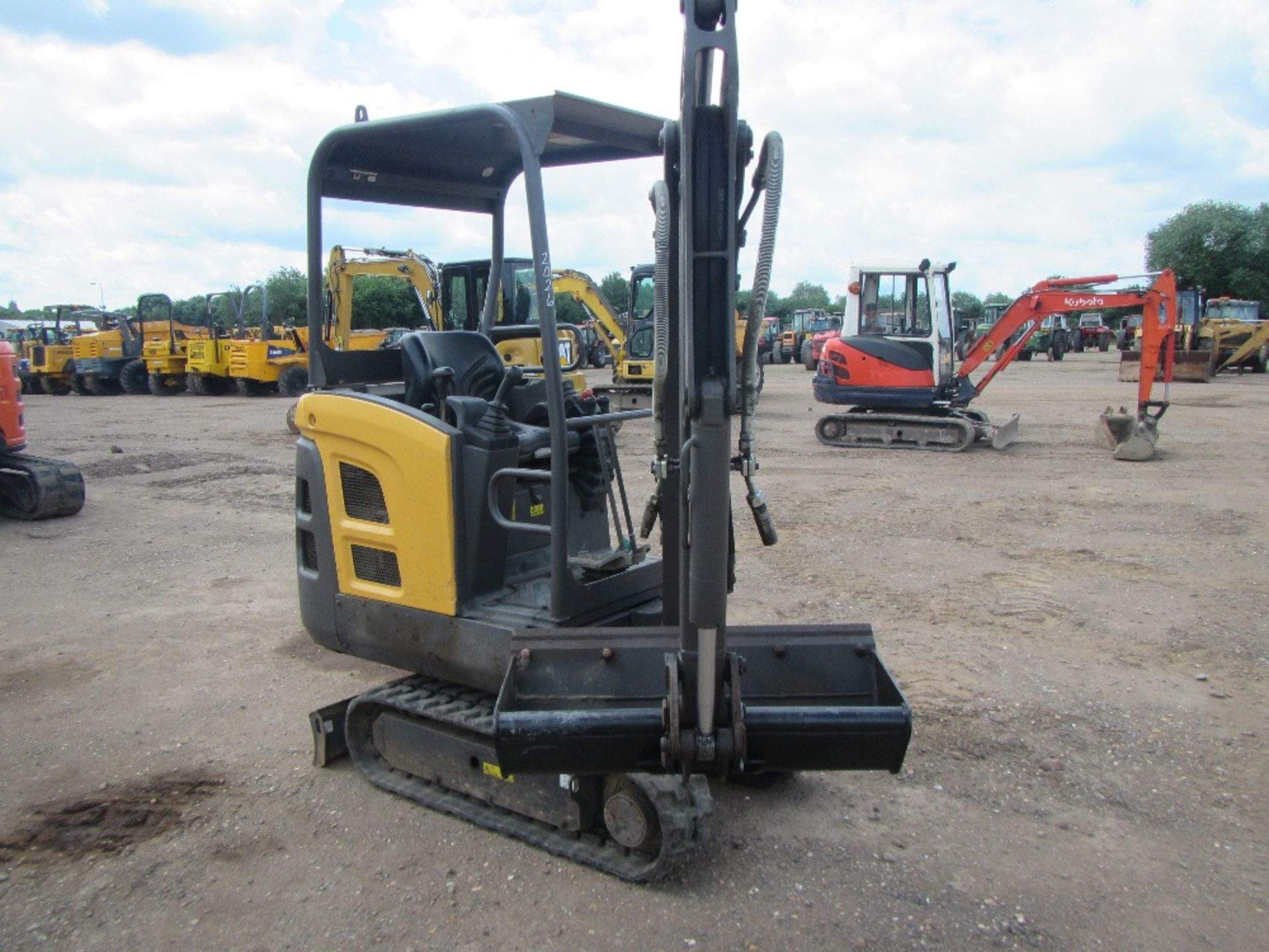 2012 Volvo EC15 Mini Digger Excavator Ser No 0001865 - Image 3 of 6