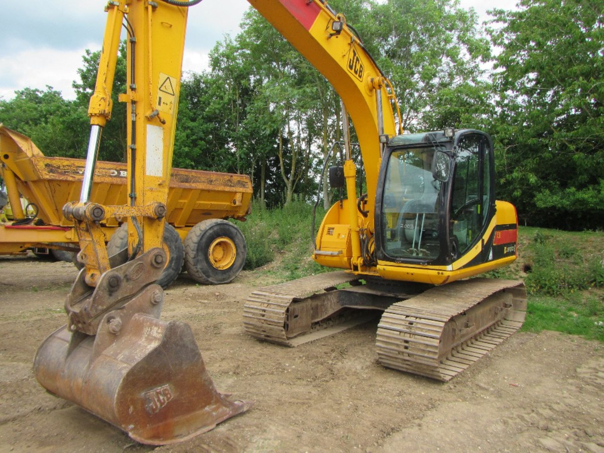 2008 JCB JS130 Excavator c/w hammer circuit & double locking, hydraulic quick hitch Hours: 9300
