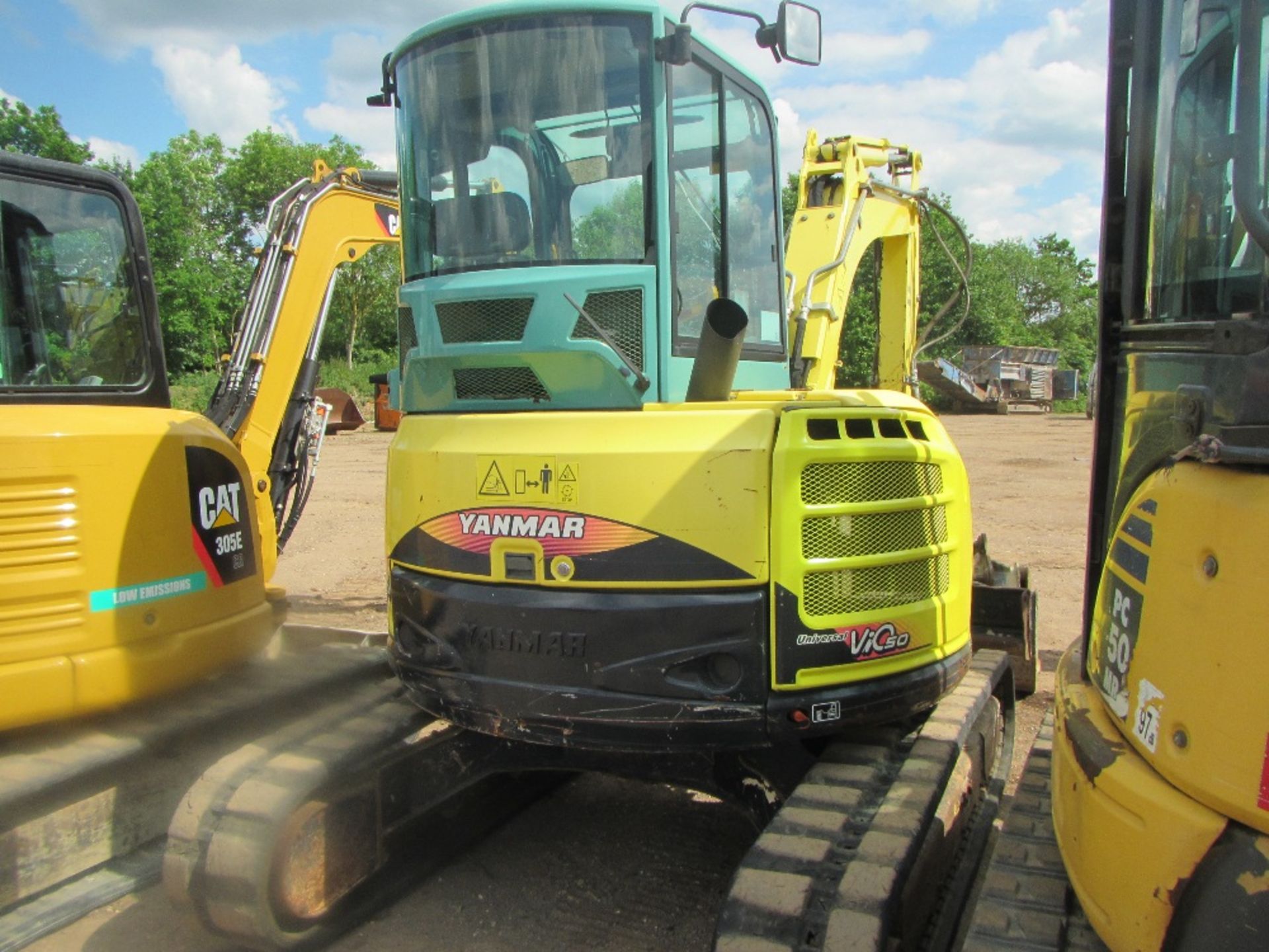 2012 Yanmar Vi050 5 Ton Excavator Ser No YCE1050KCB100347 - Image 6 of 9