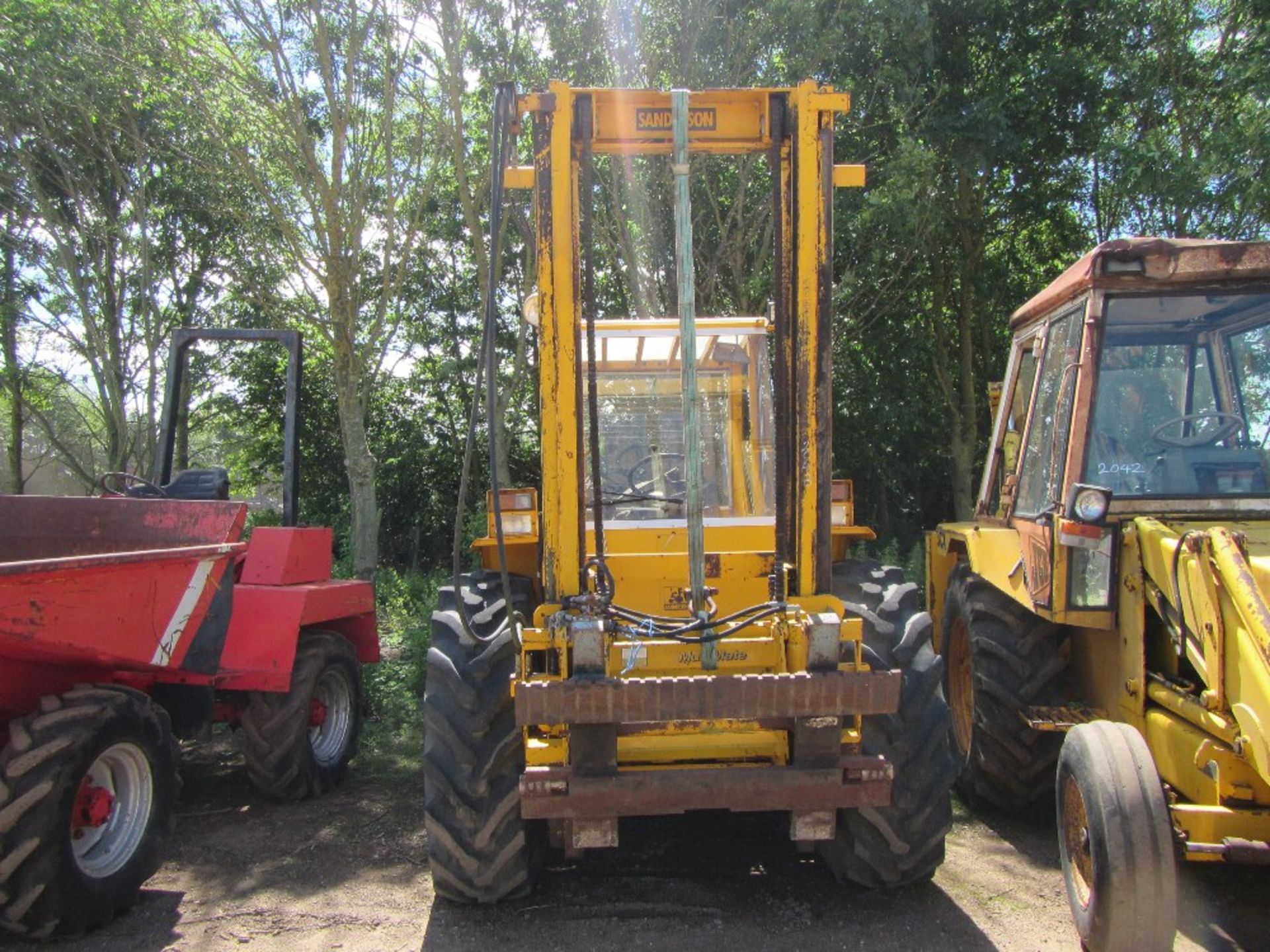 1984 Sanderson SB50 2wd Masted Forklift engine incomplete Reg. No. B943 AVL - Image 2 of 6