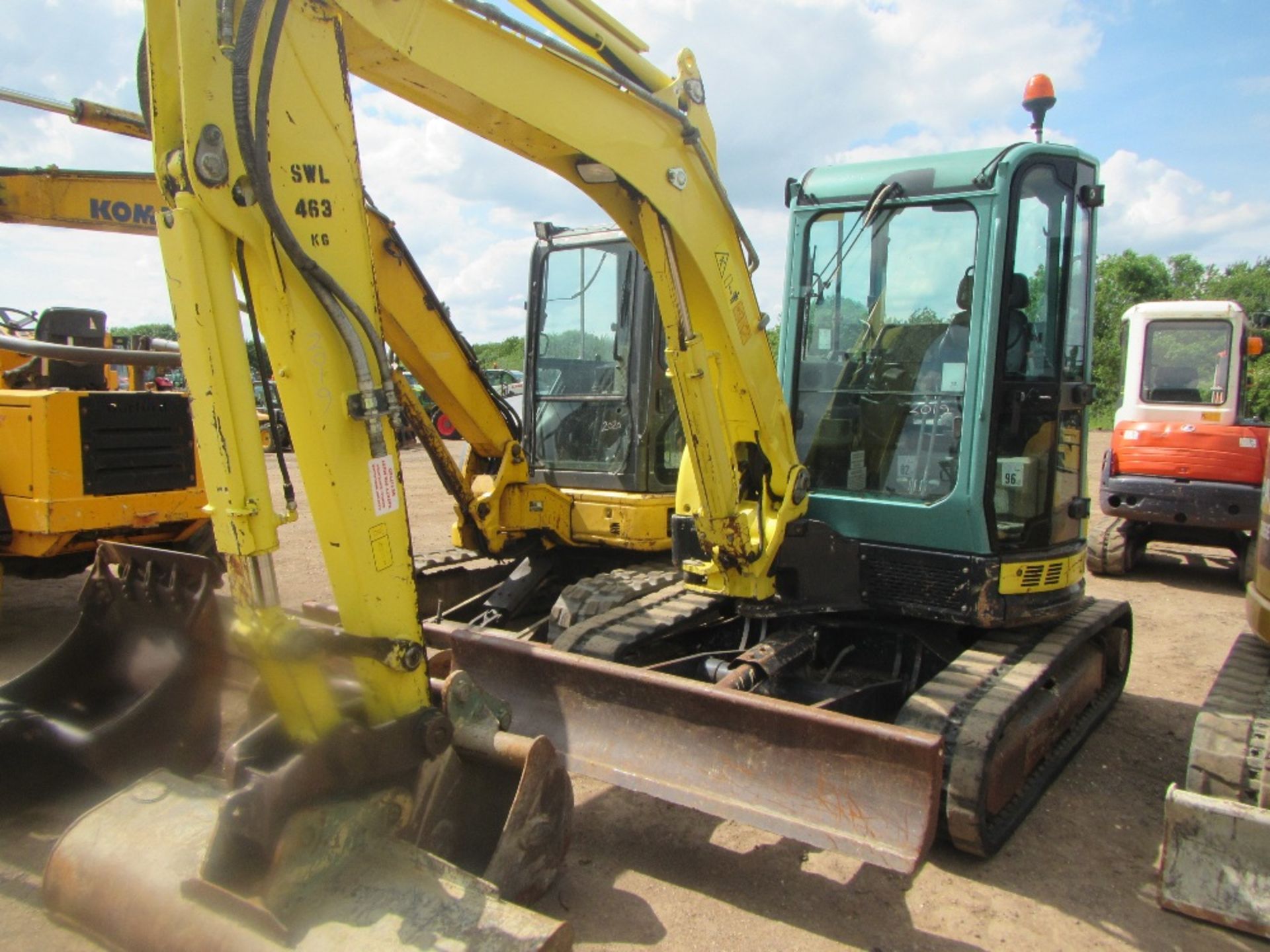 2012 Yanmar Vi050 5 Ton Excavator Ser No YCE1050KCB100347