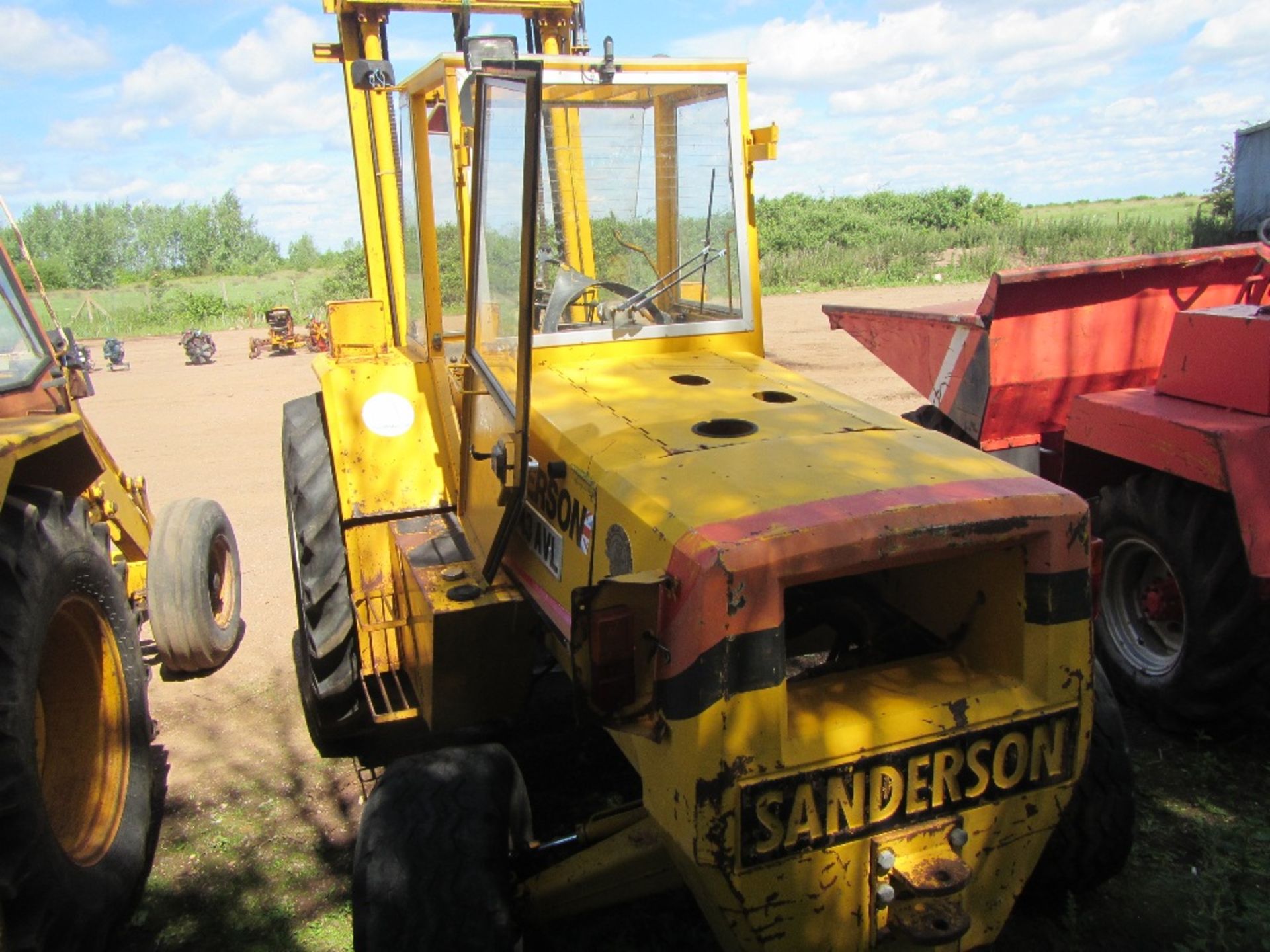 1984 Sanderson SB50 2wd Masted Forklift engine incomplete Reg. No. B943 AVL - Image 5 of 6