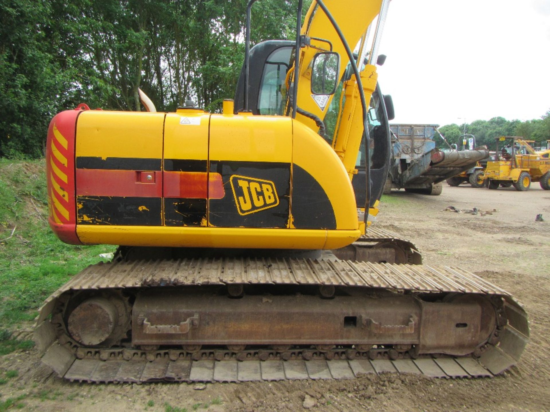 2008 JCB JS130 Excavator c/w hammer circuit & double locking, hydraulic quick hitch Hours: 9300 - Image 10 of 10