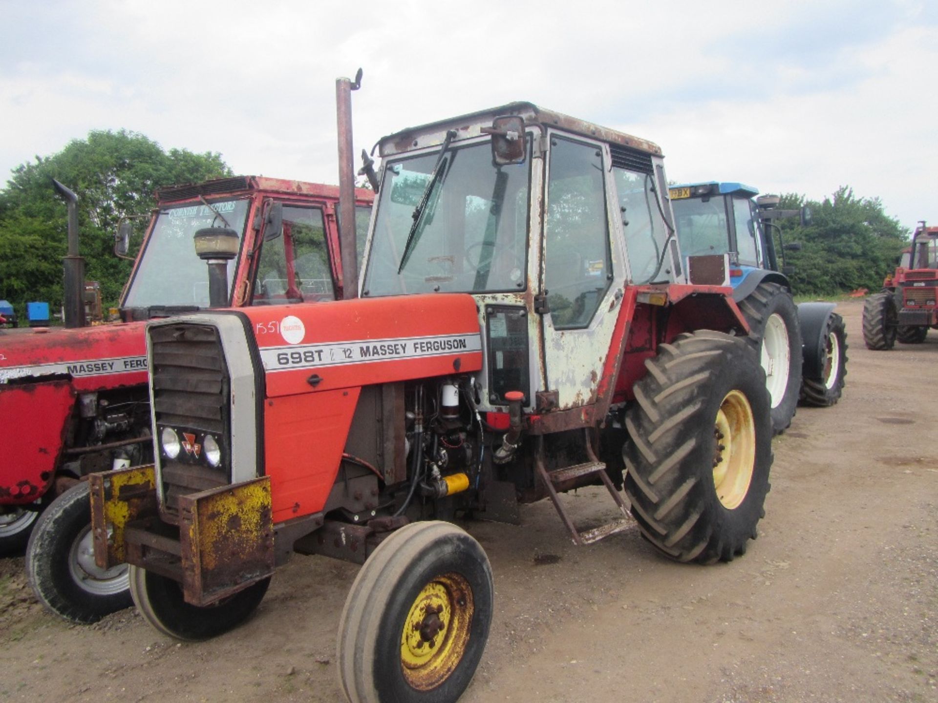 Massey Ferguson 698T 2wd Tractor Reg No C671 YAM