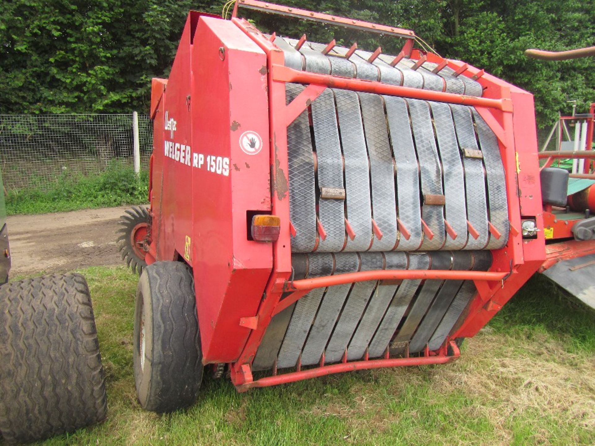 1988 Welger Westmac Rp1501s Round Baler Net & Twine c/w gathering wheels - Image 3 of 4