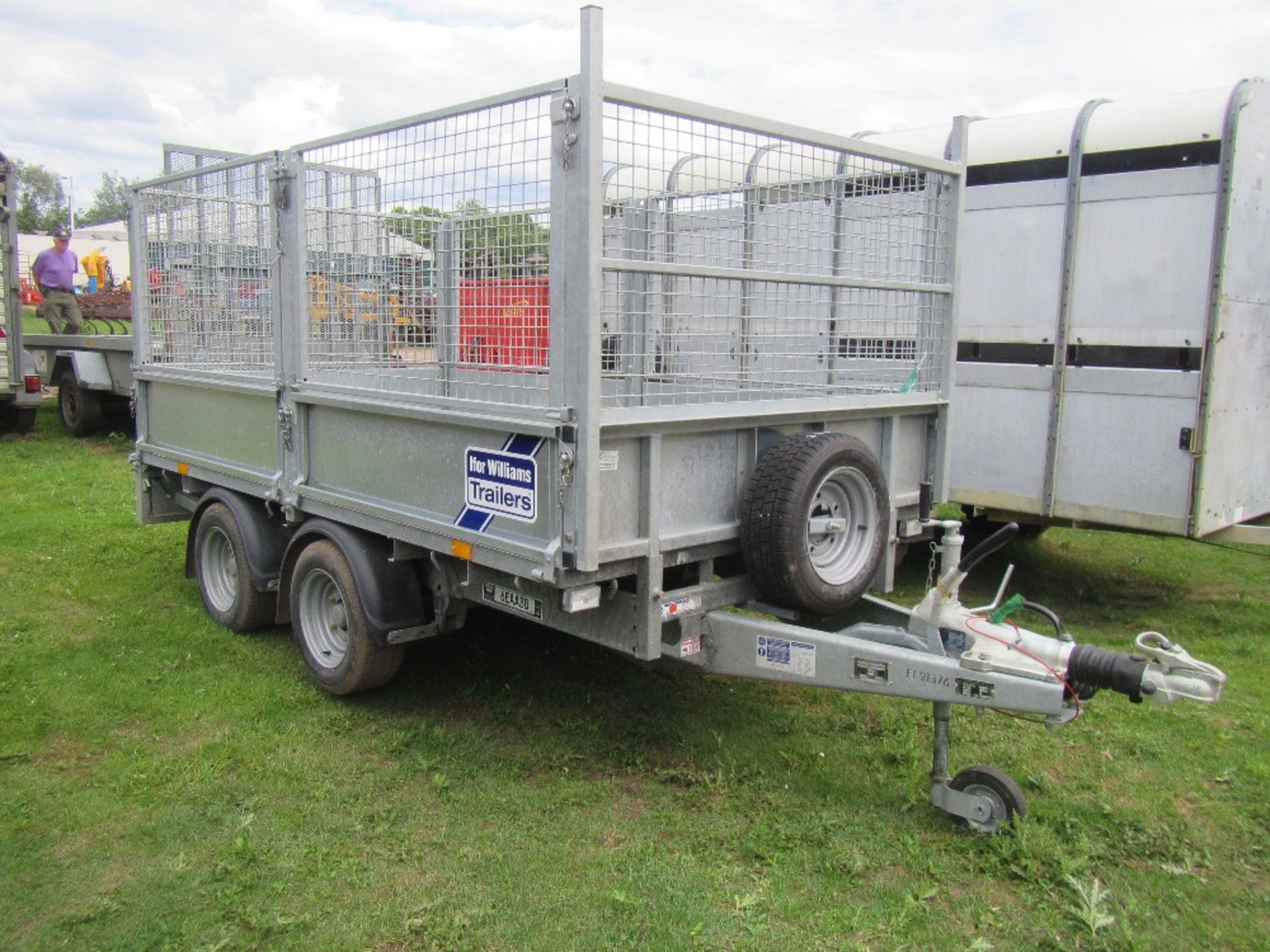 2016 Ifor Williams LM105 10x5.6 3.5 Ton Trailer c/w full weld mesh sides, 8ft steel loading