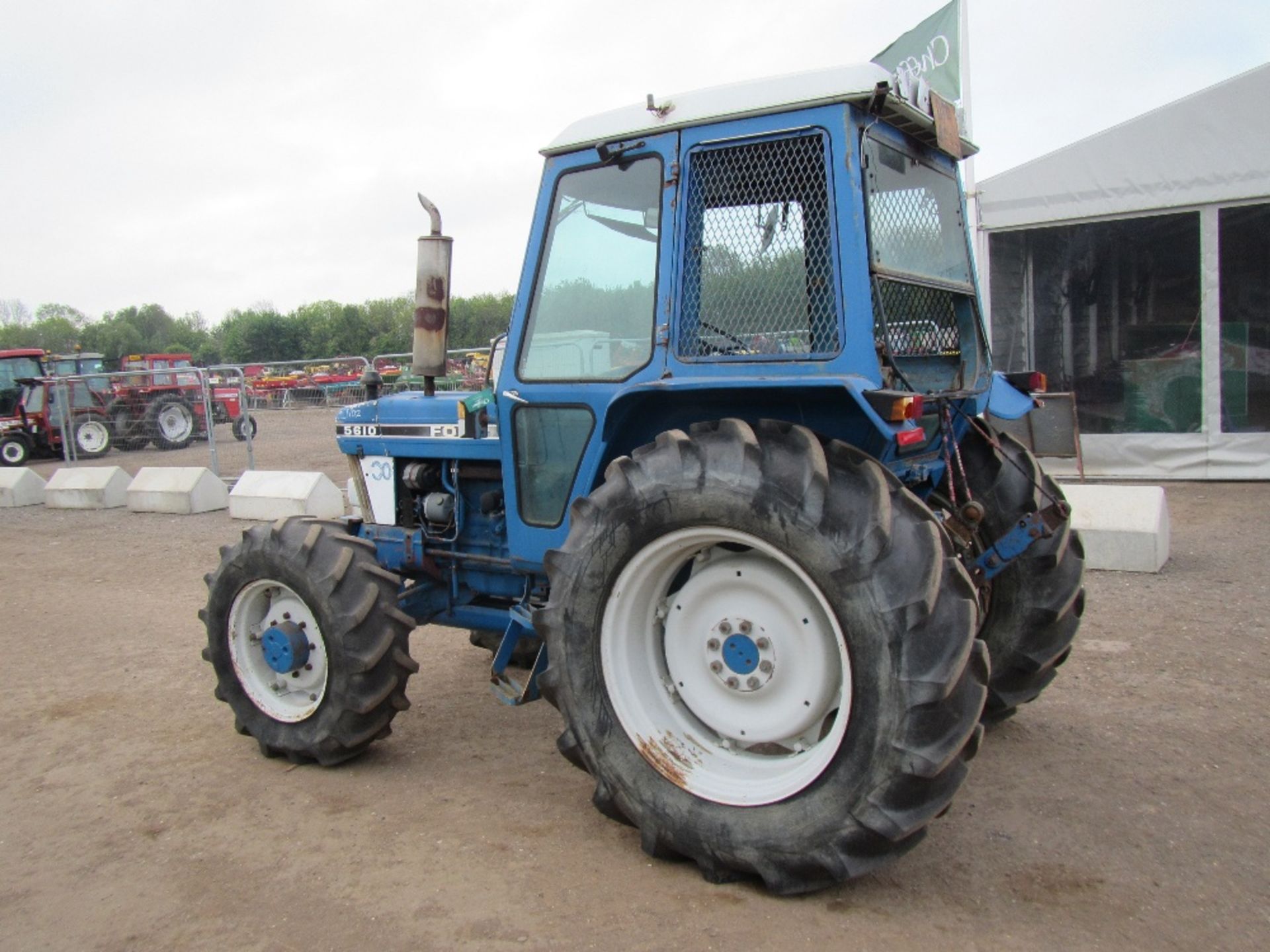 Ford 5610 4wd Tractor c/w window protection - Image 9 of 17