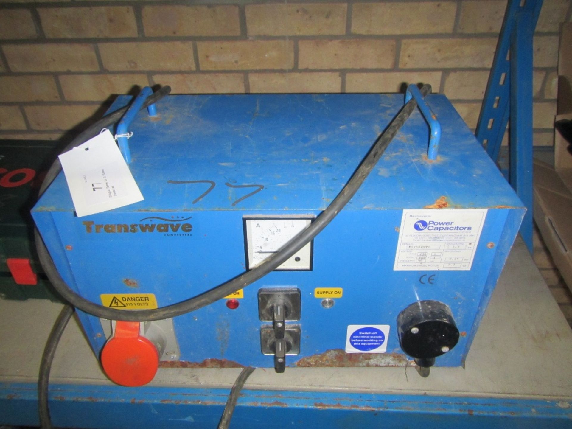 Single Phase to 3 Phase Inverter UNRESERVED LOT